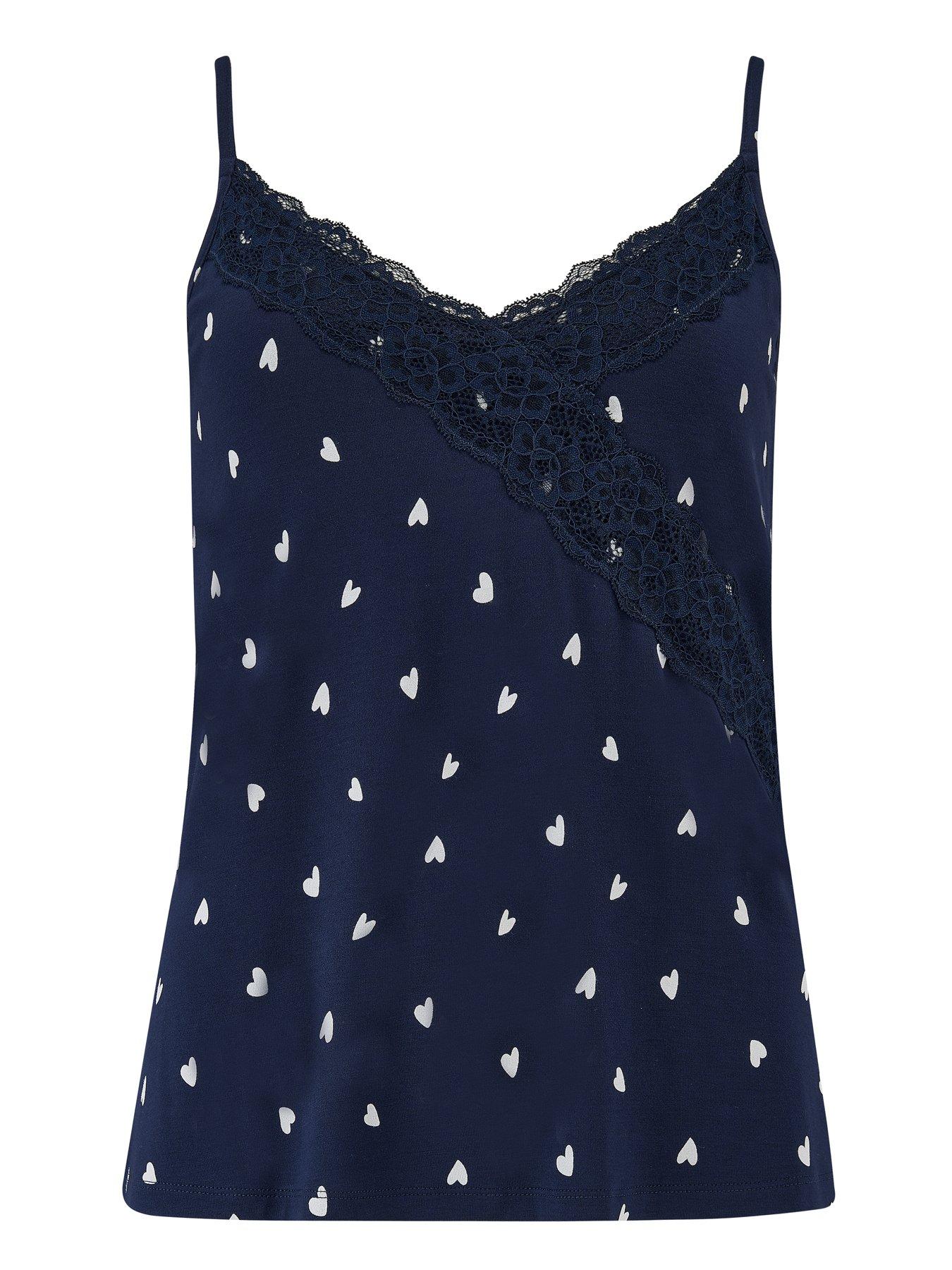  image of pour-moi-sofa-loves-lace-hidden-support-soft-jersey-cami