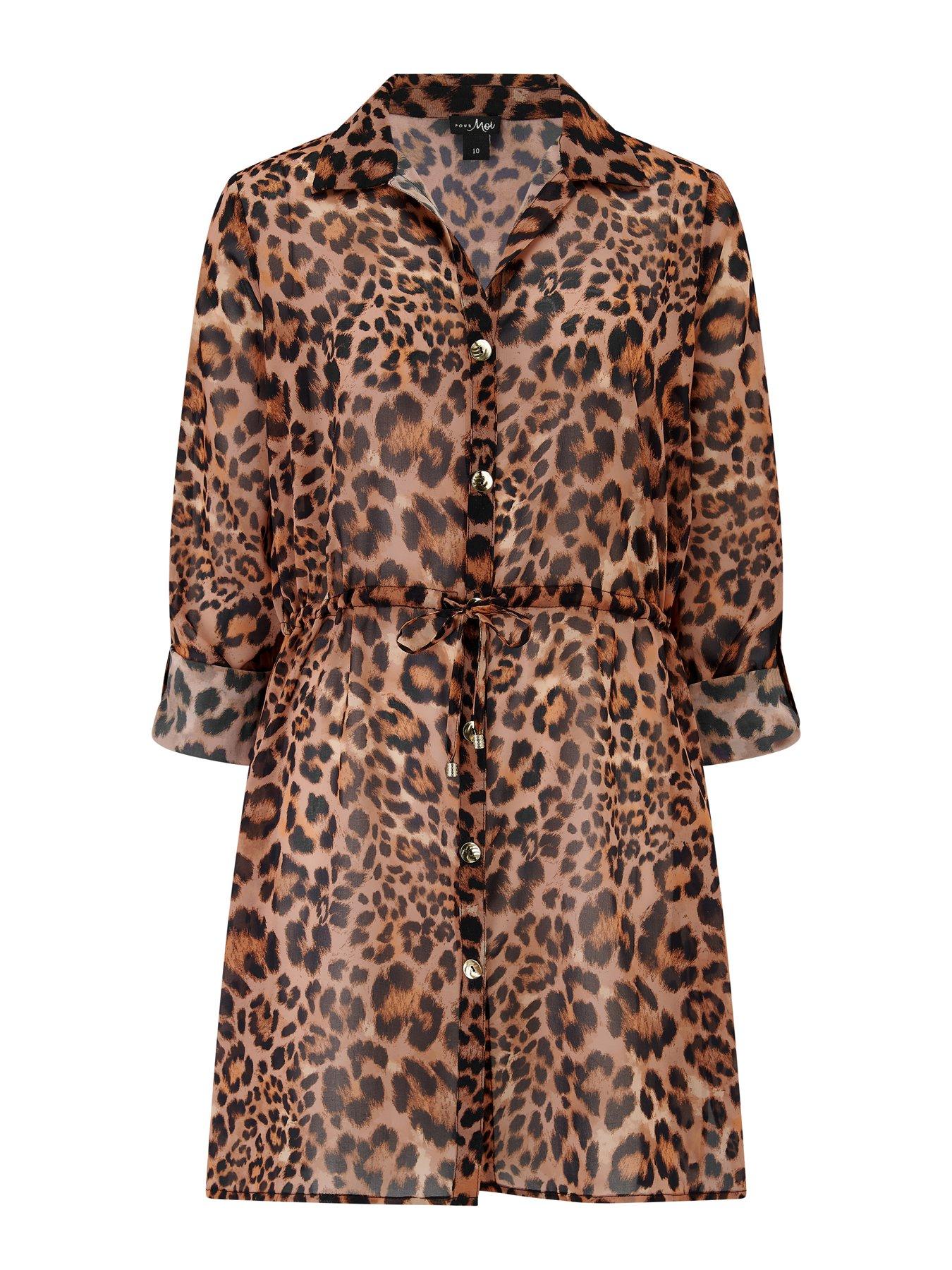  image of pour-moi-chiffon-button-through-beach-shirt
