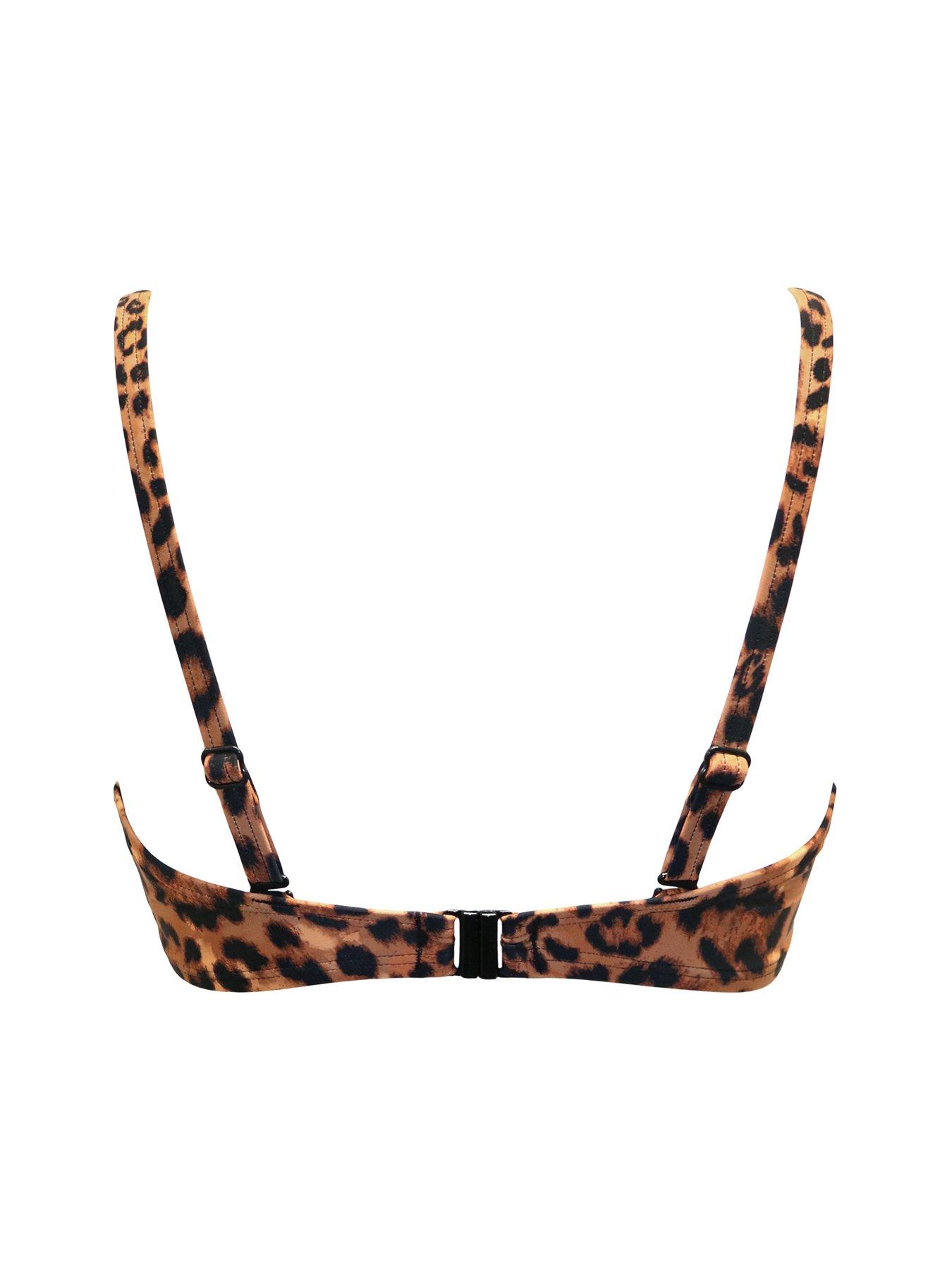Image 4 of 4 of Pour Moi Free Spirit Lightly Padded Underwired Twist Front Bikini Top - Multi