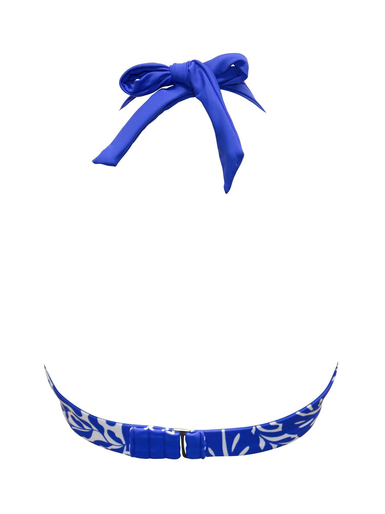  image of pour-moi-laguna-beach-non-padded-underwired-reversible-bikini-top-bluewhite