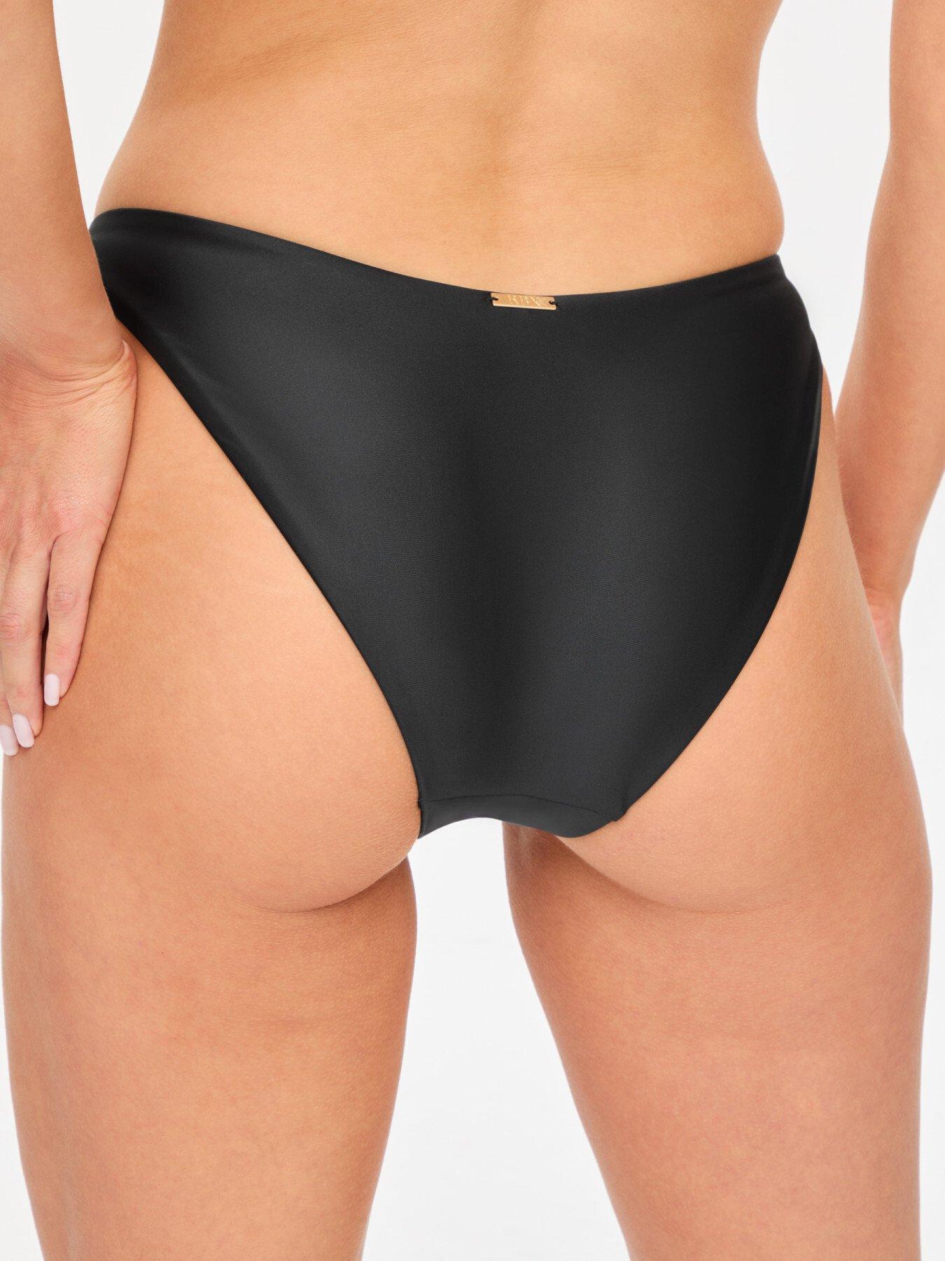 Image 2 of 3 of KBX High Leg Bikini Bottom - Black