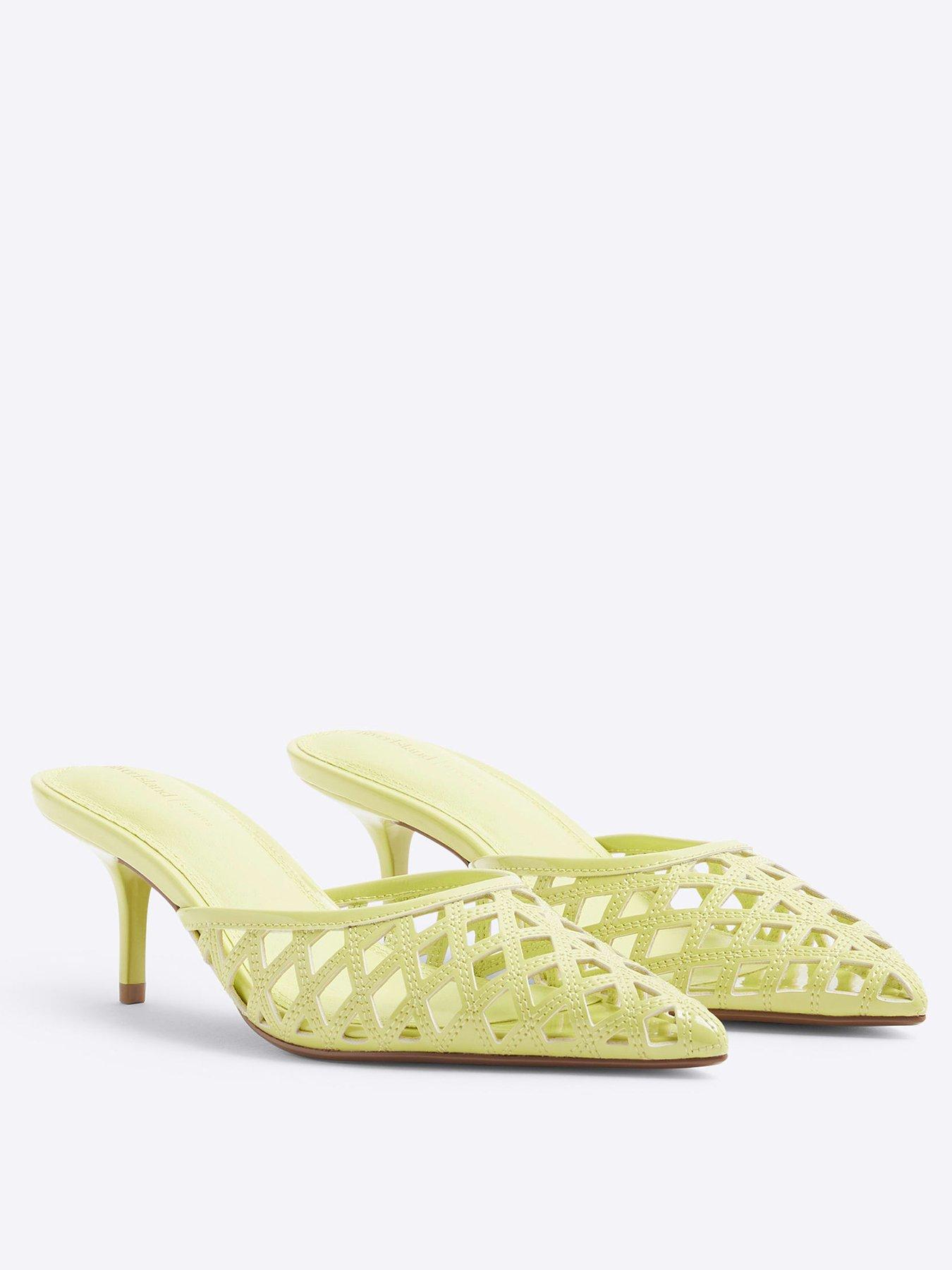  image of river-island-lattice-mule-court-heels