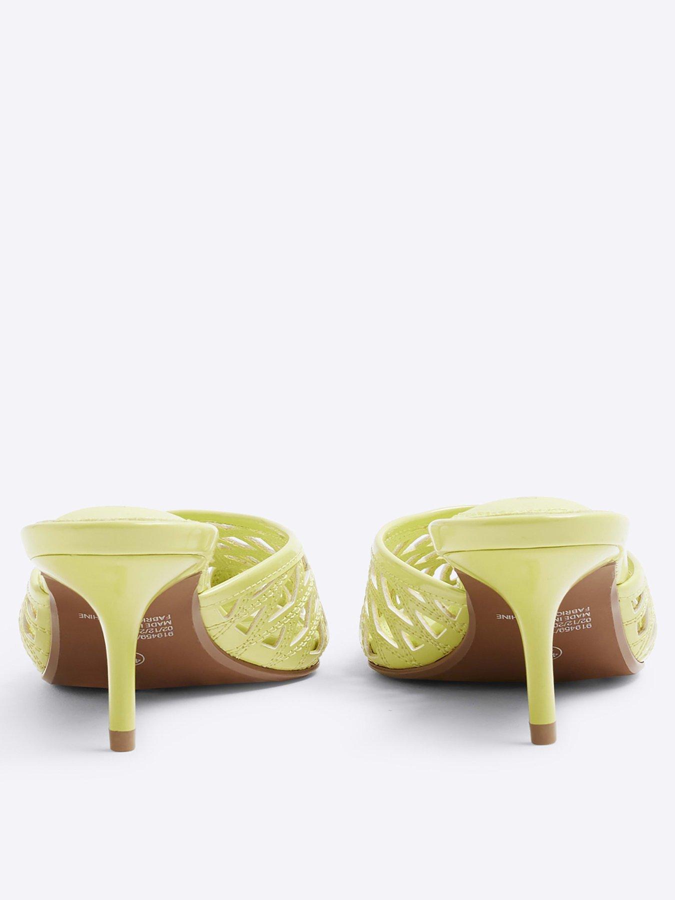  image of river-island-lattice-mule-court-heels