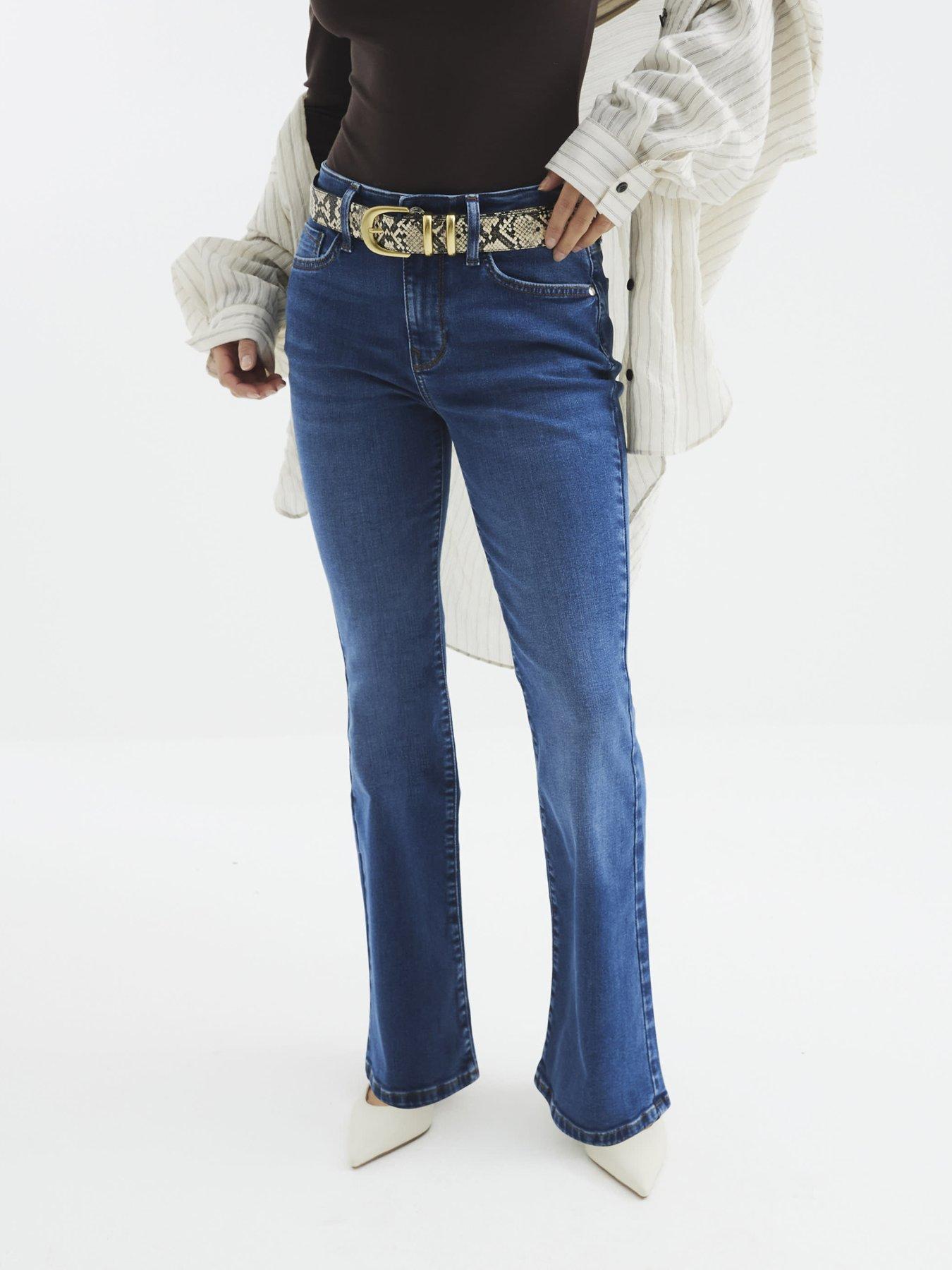 river-island-petite-denim-mid-rise-bootcut-jeans