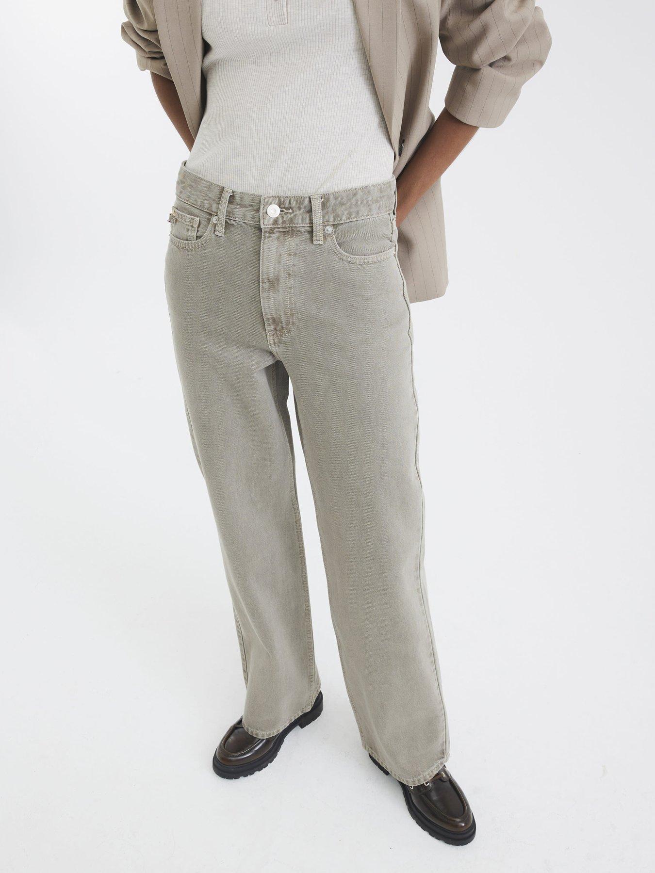 undefined Relaxed Straight Leg Jeans
