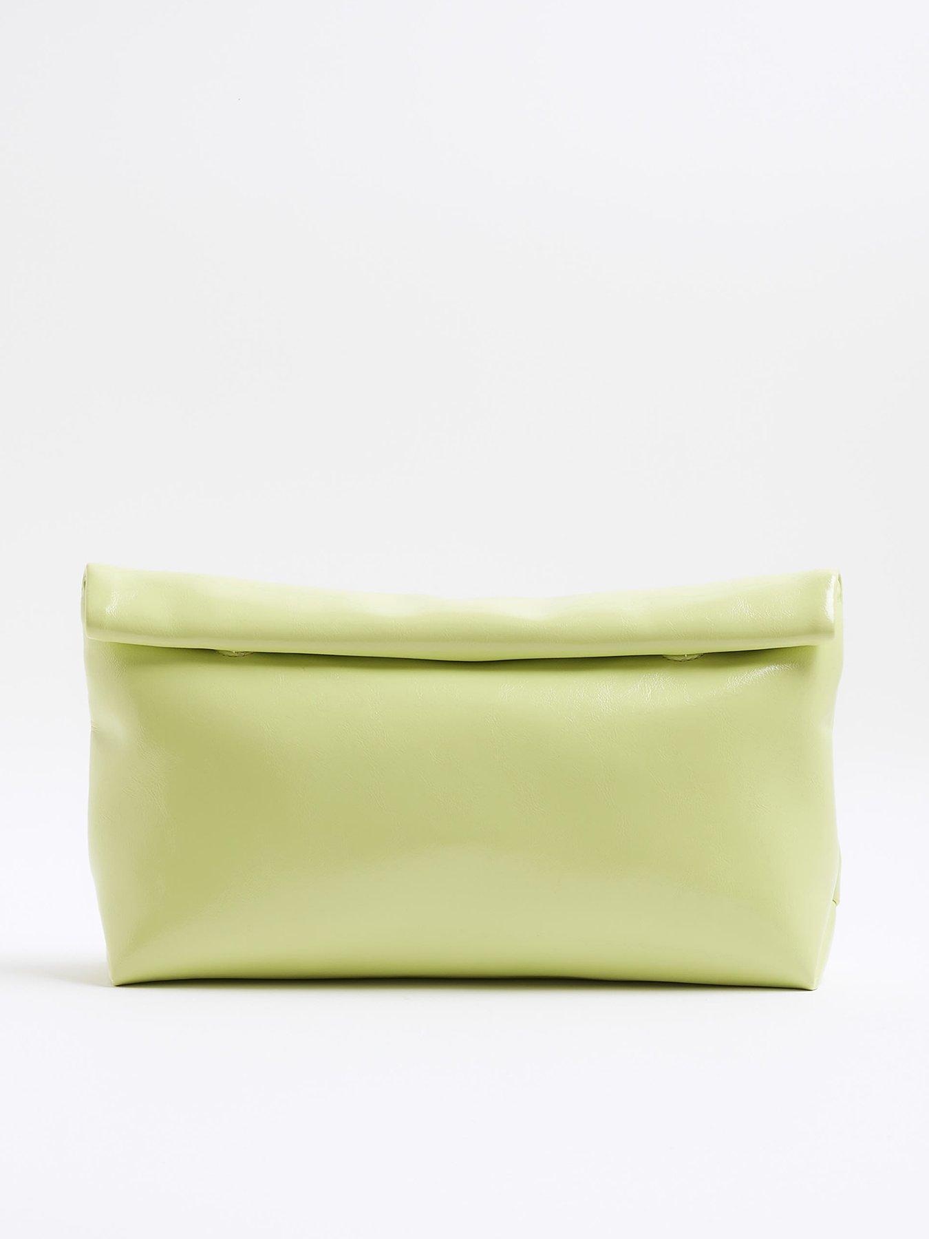 undefined Roll Top Clutch Bag