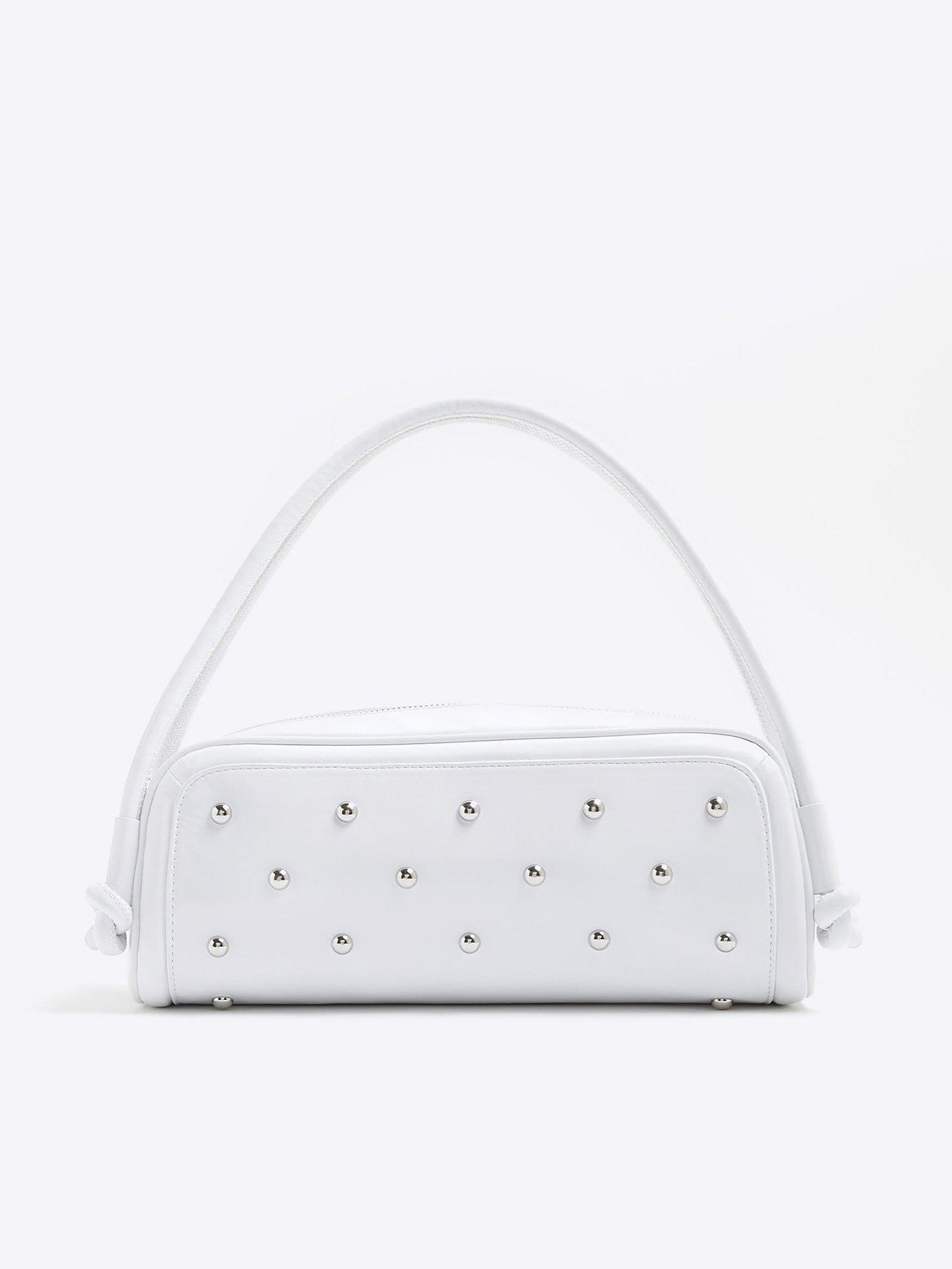 undefined Studded Knot Shoulder Bag