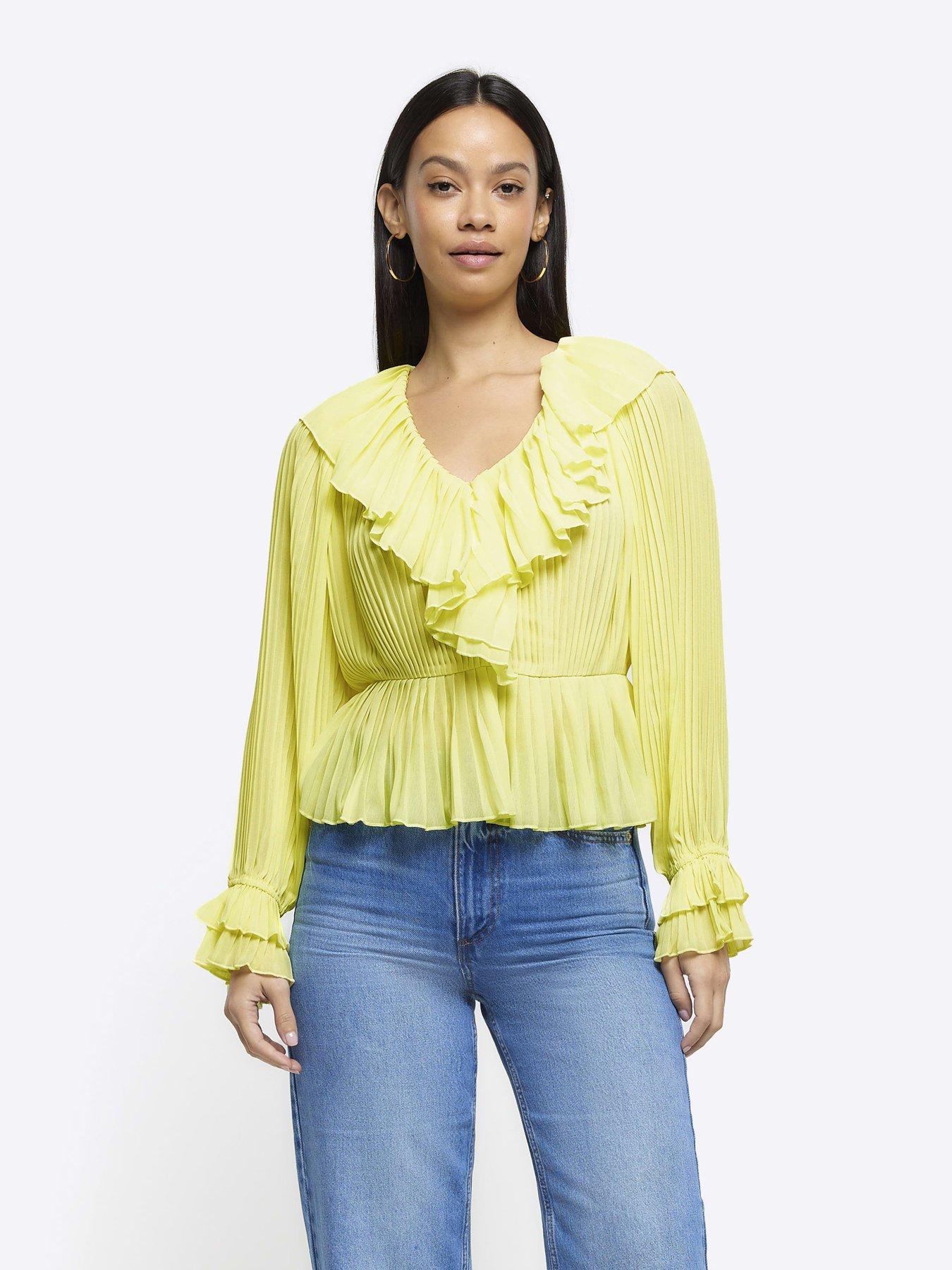 river-island-plisse-frill-blouse