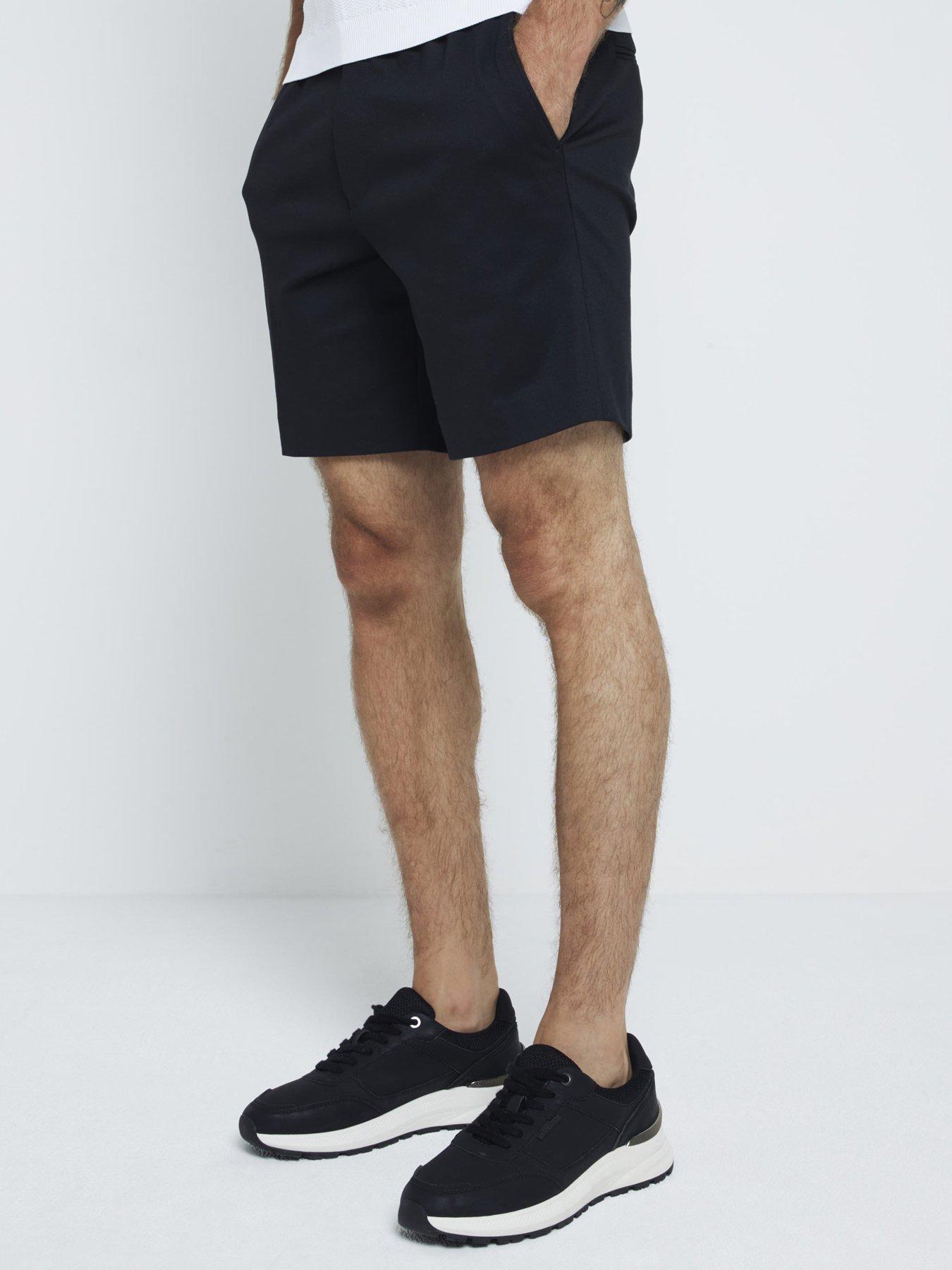 river-island-slim-fit-pull-on-shorts