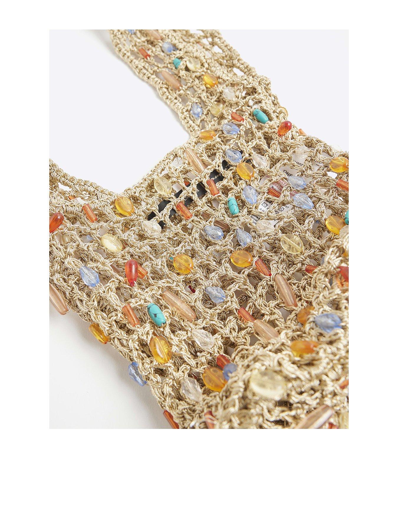  image of river-island-beaded-grab-bag