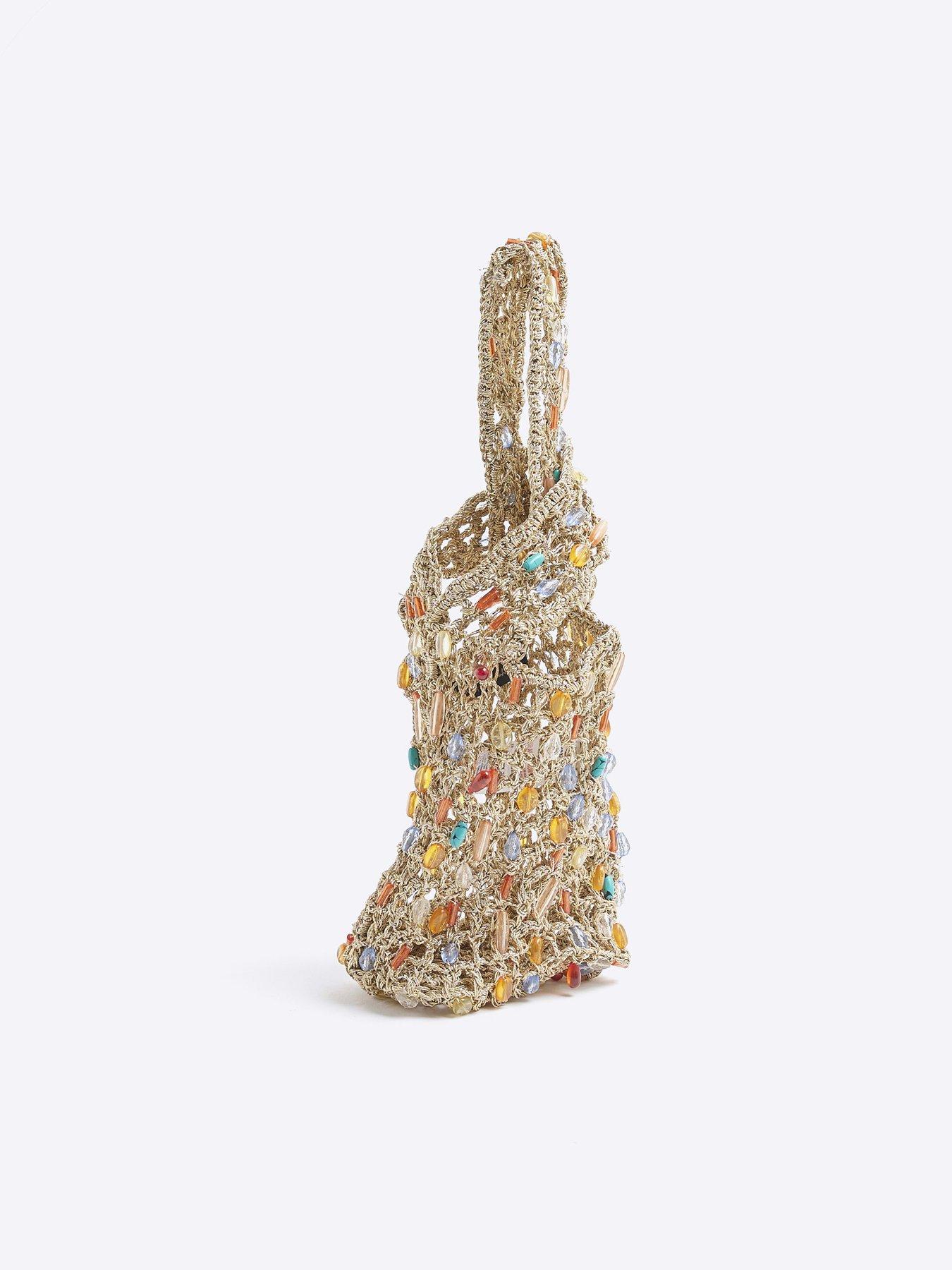  image of river-island-beaded-grab-bag