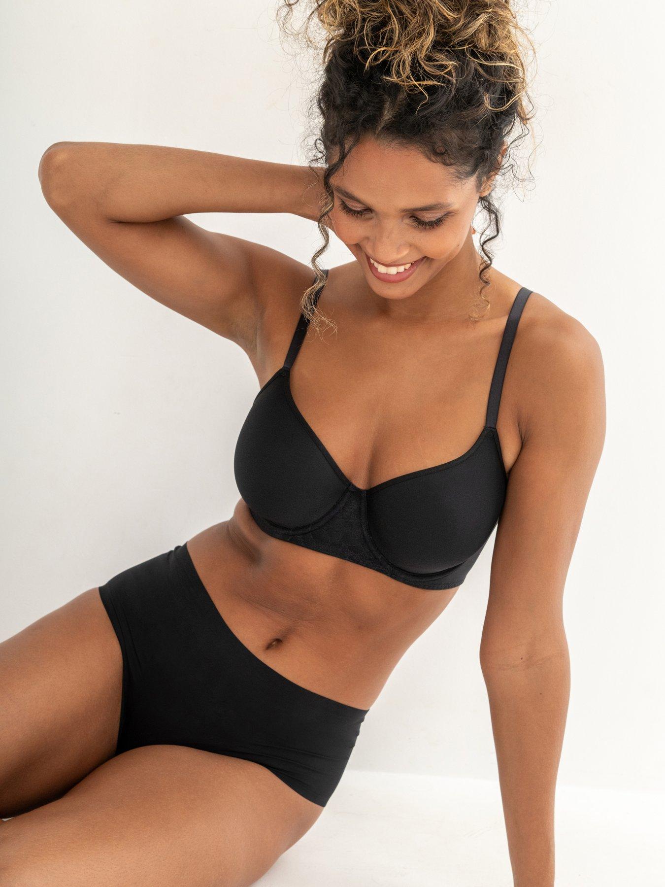 undefined Bonded No VPL Shorty - Black
