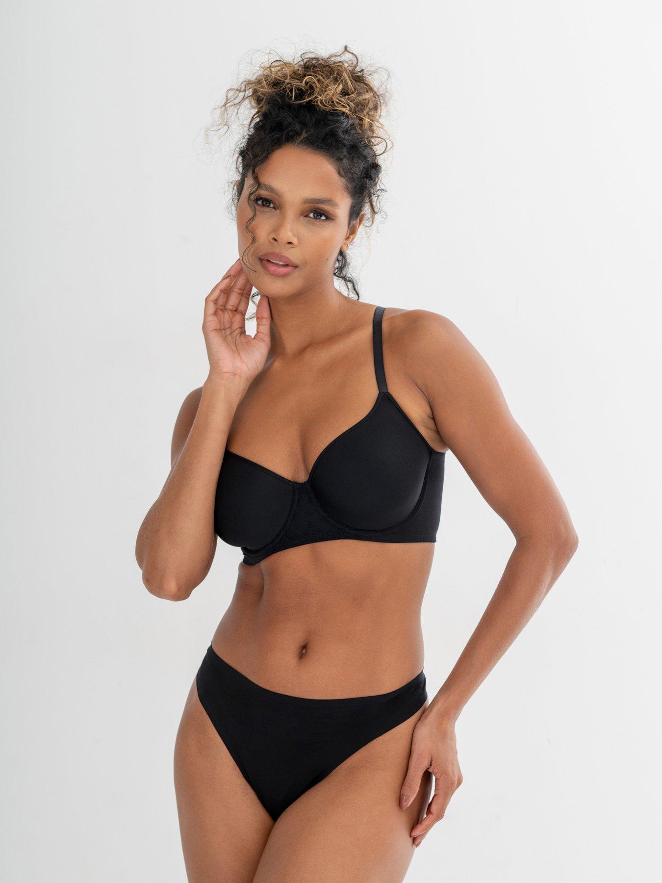 undefined Bonded No VPL Thong - Black