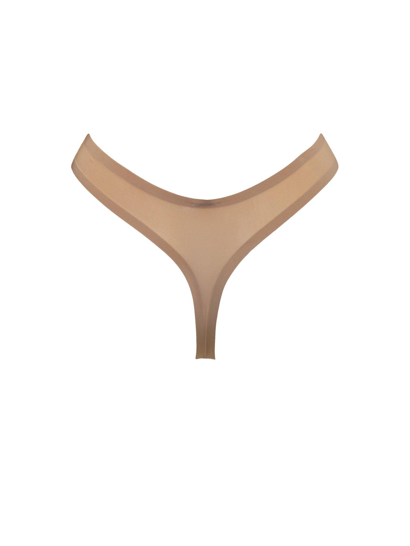 Image 4 of 4 of Pour Moi Bonded No VPL Thong - Natural