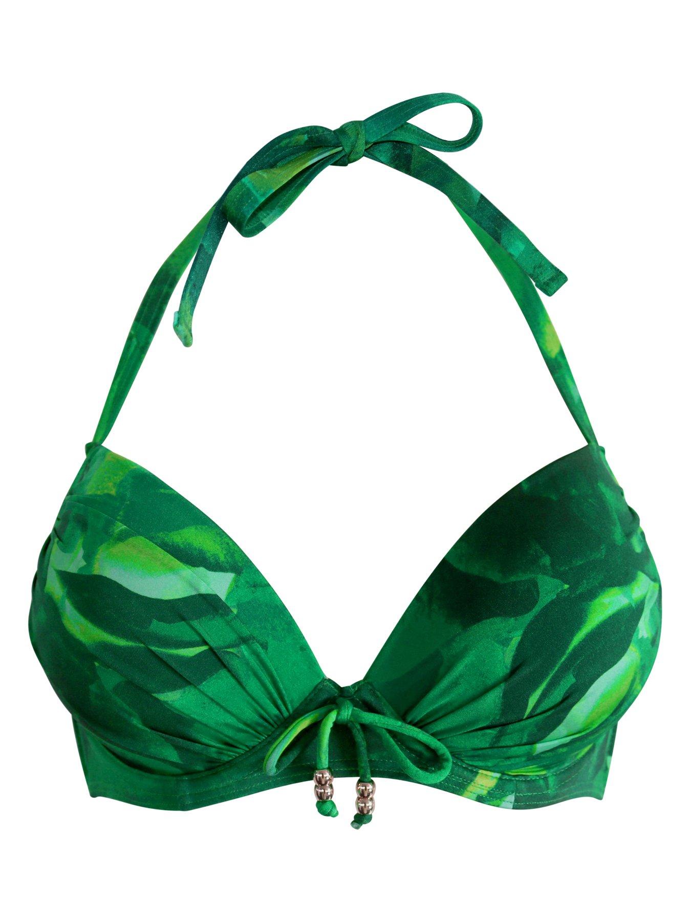 Image 3 of 4 of Pour Moi Cabana Underwired Padded Push-Up Boost Ruched Top