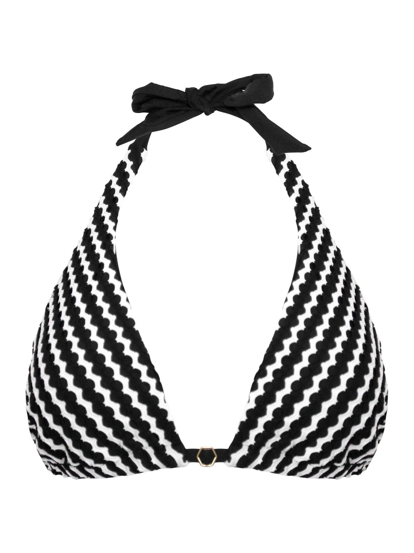  image of pour-moi-sun-city-crochet-non-wired-triangle-bikini-top