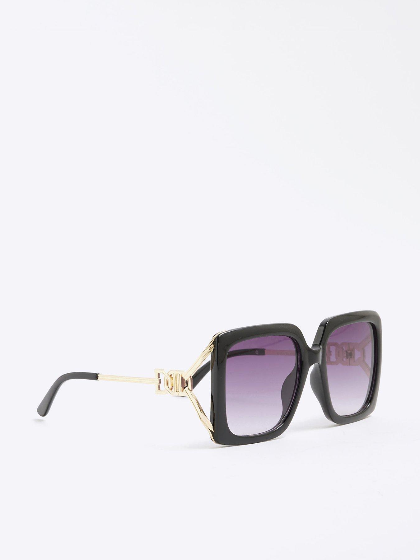 undefined Square Cut Out Sunglasses