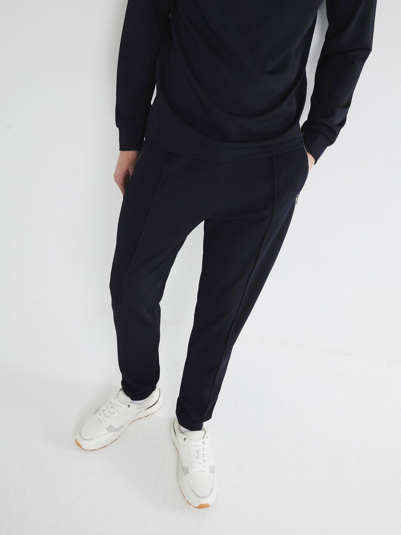 river-island-slim-fit-stretch-textured-smart-joggers