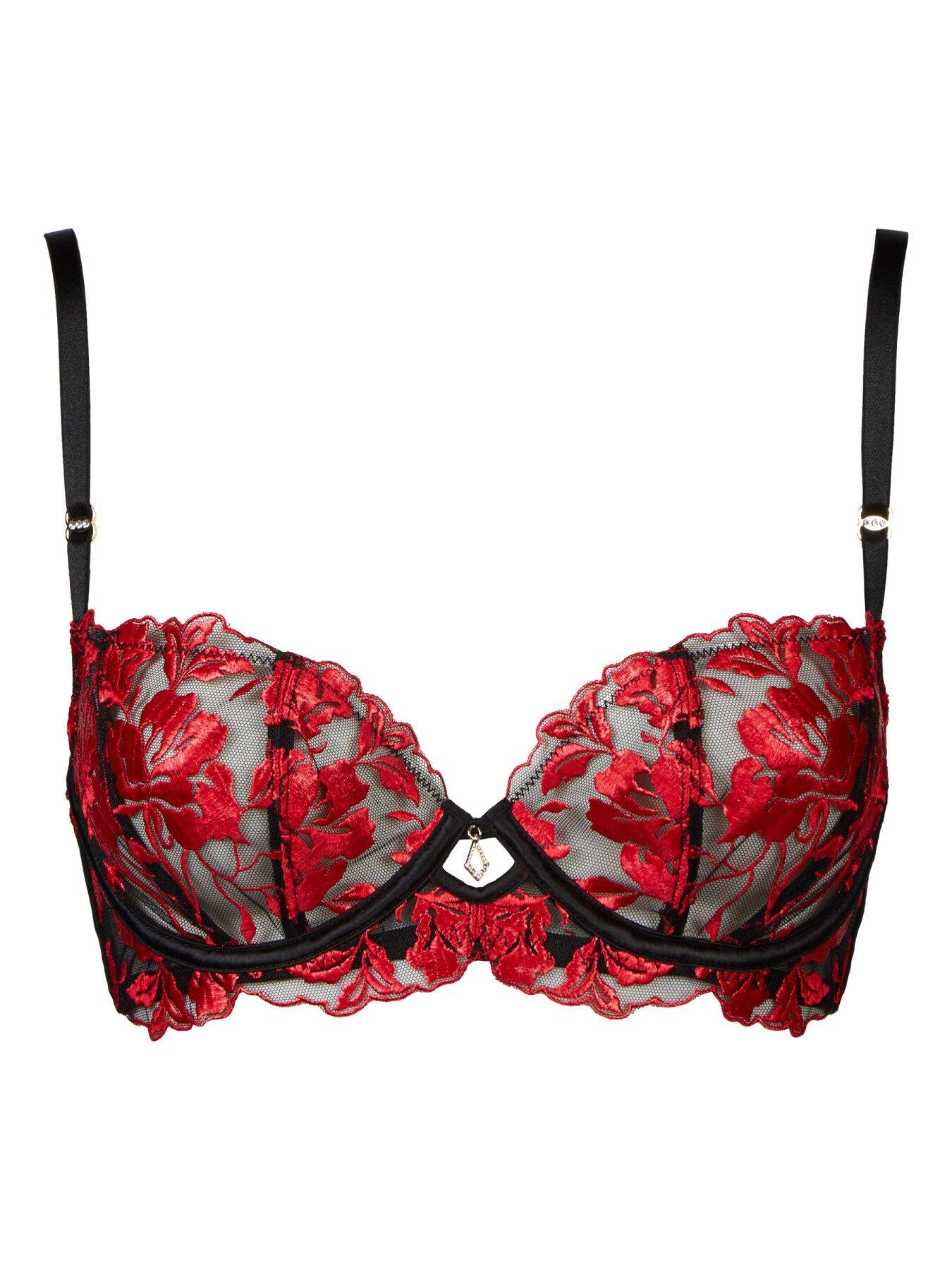  image of ann-summers-bras-the-hero-non-padded-bra-blackmulti