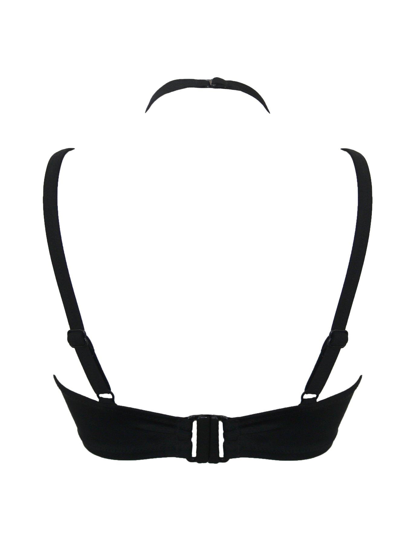 Image 4 of 4 of Pour Moi Sydney Underwired Mesh Longline Double Strap Bikini Top