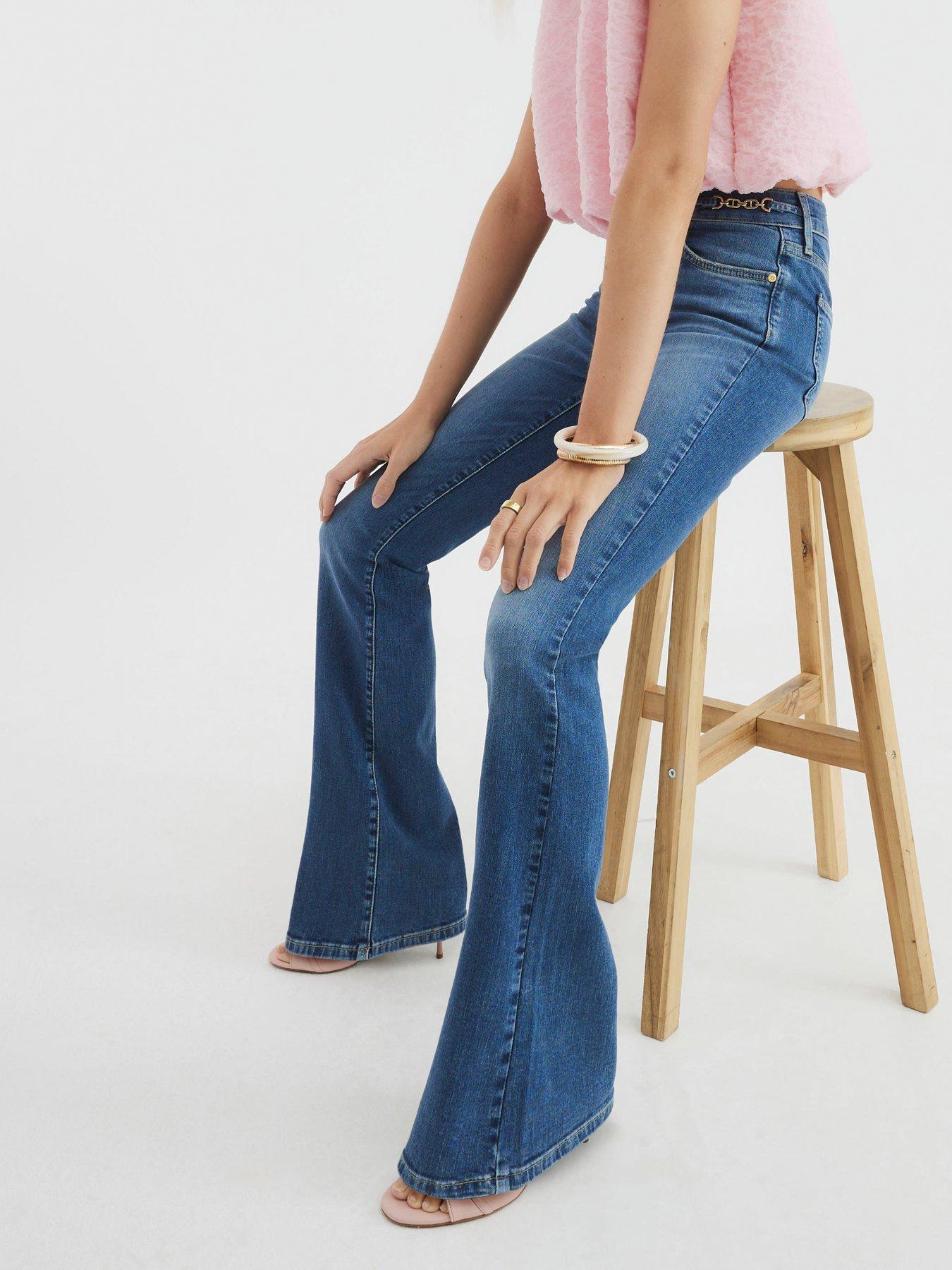 river-island-snaffle-mid-rise-bootcut-jeans