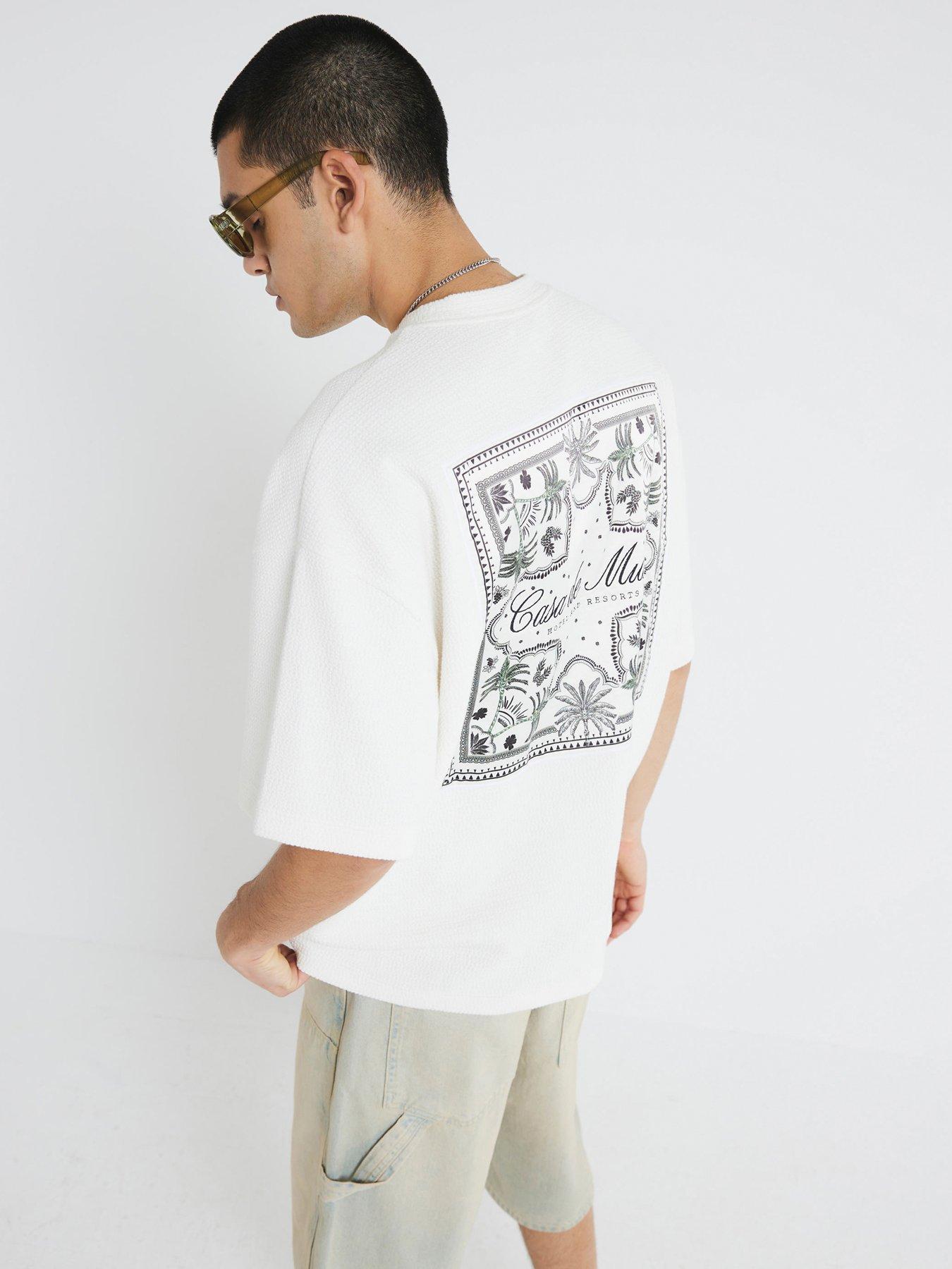 undefined Textured Casa Patch T-shirt