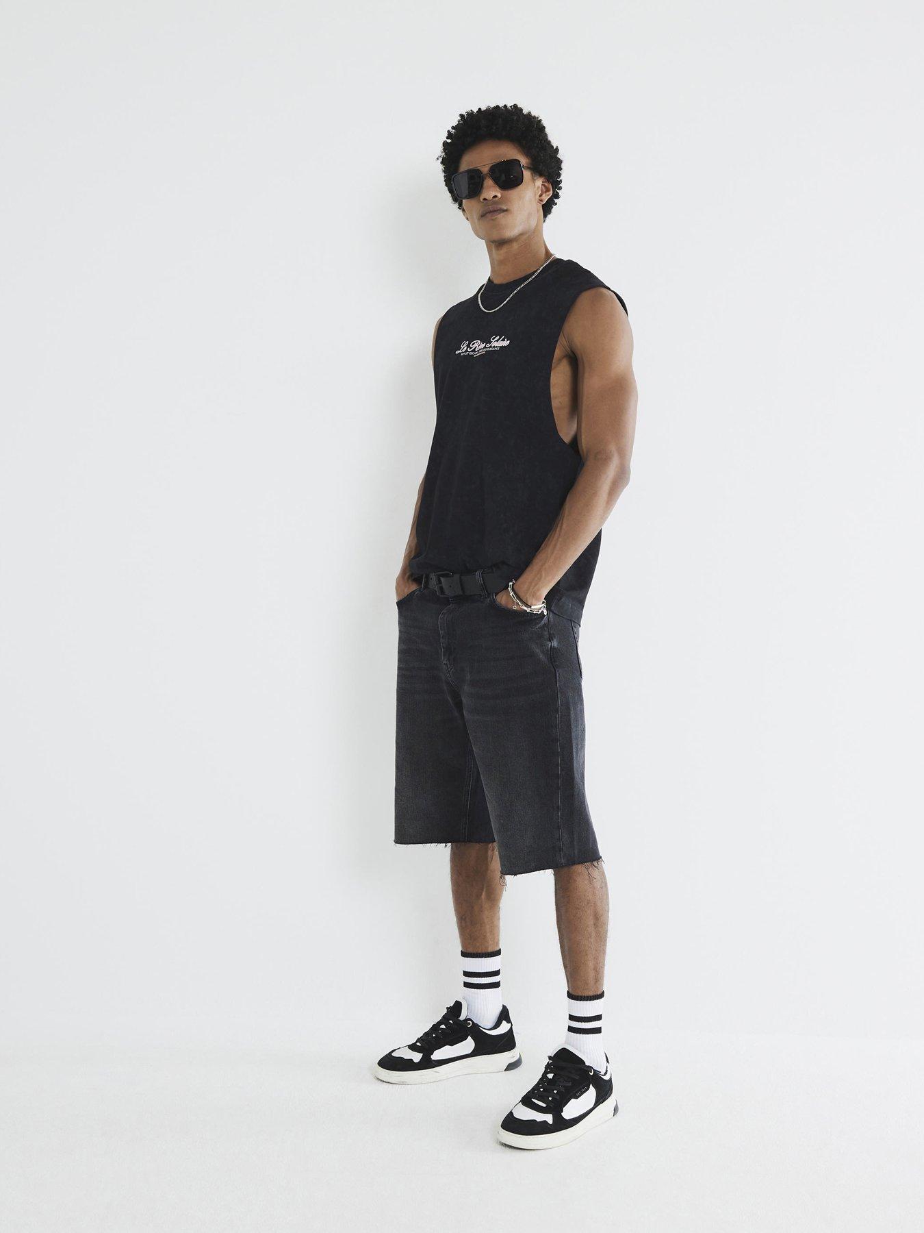 front image of river-island-sunlit-car-sleeveless-tank-top