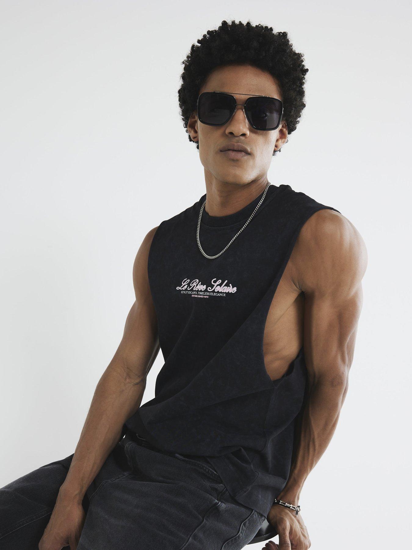  image of river-island-sunlit-car-sleeveless-tank-top
