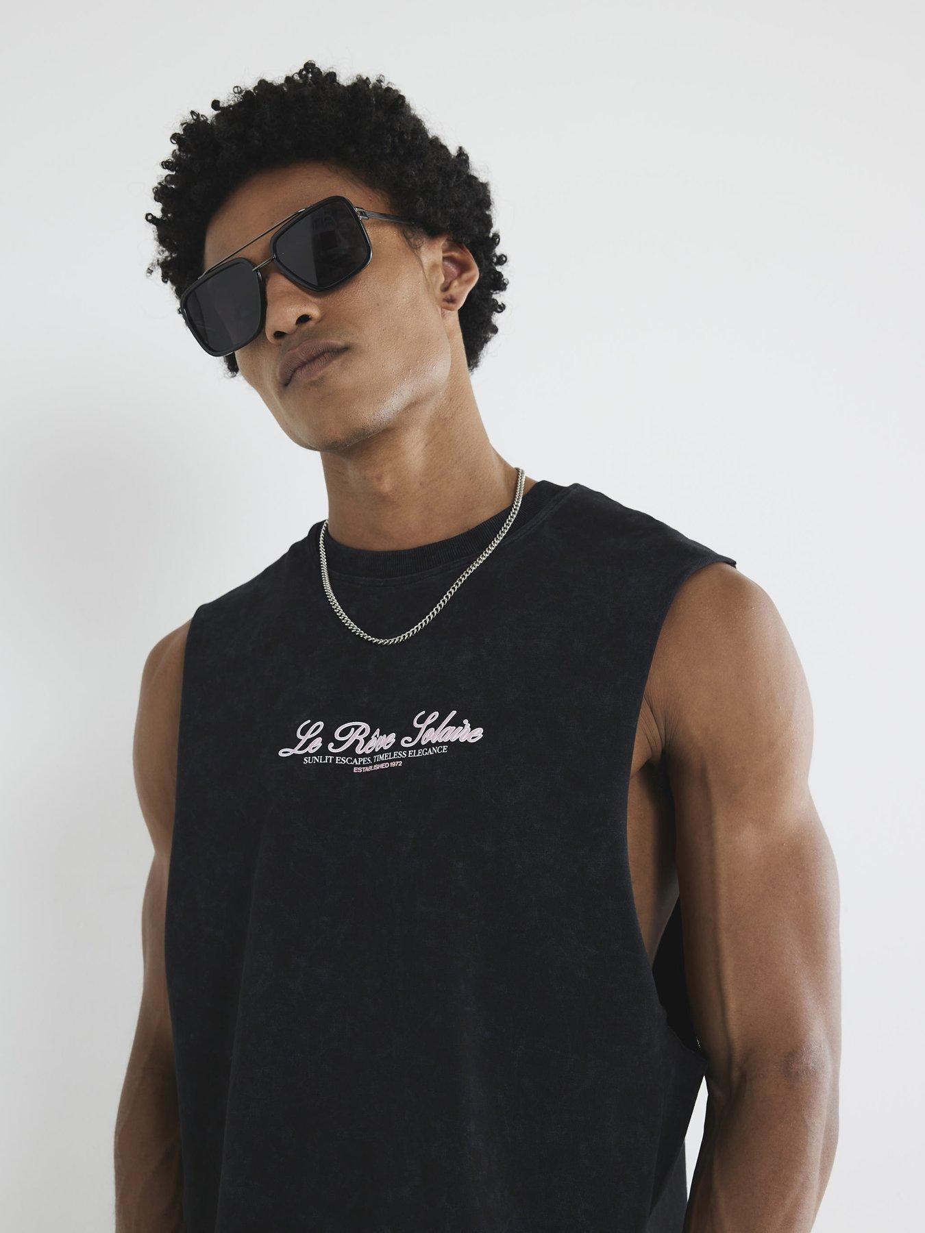  image of river-island-sunlit-car-sleeveless-tank-top