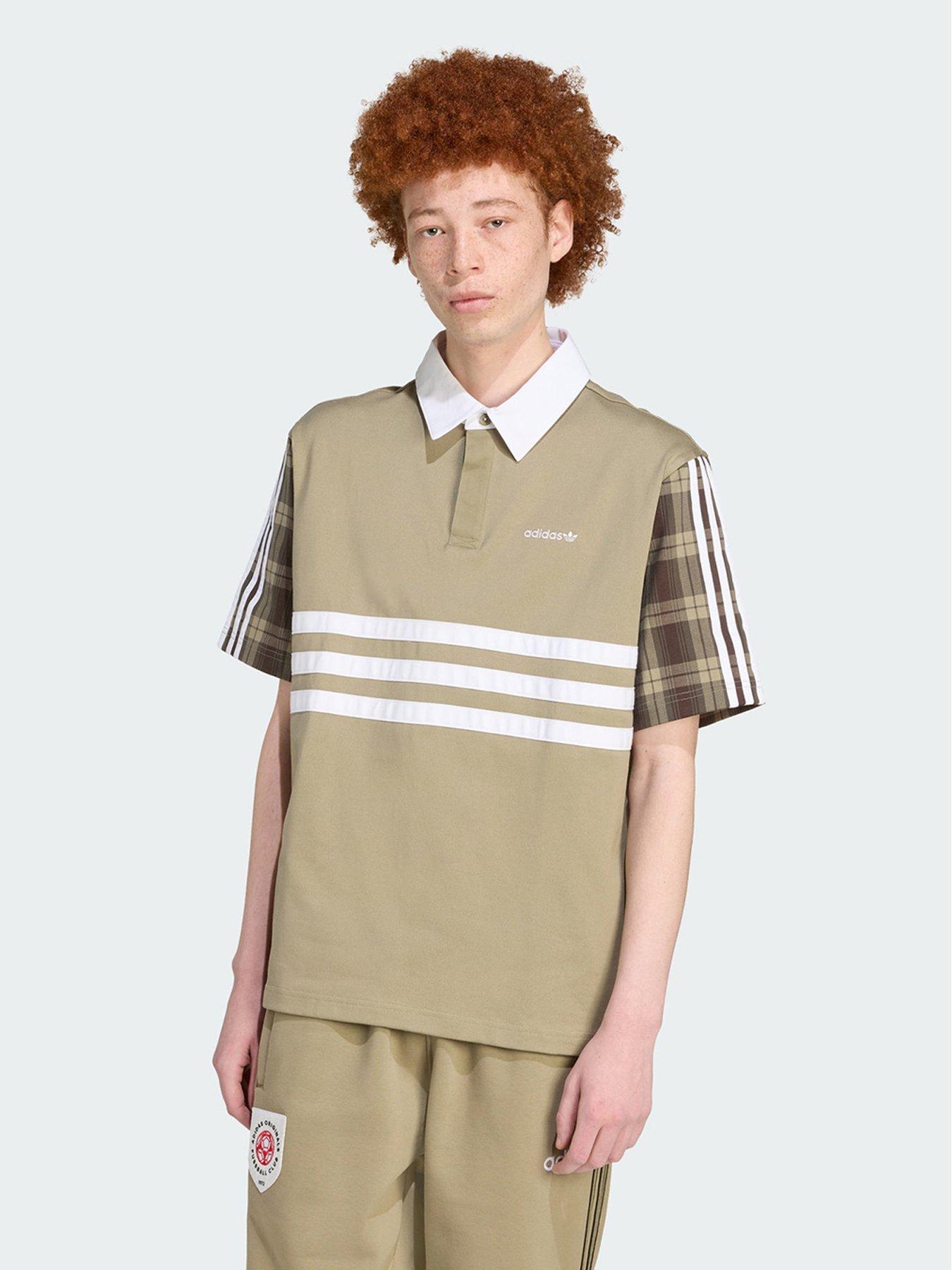 adidas Originals Tartan Regular Rugby Polo