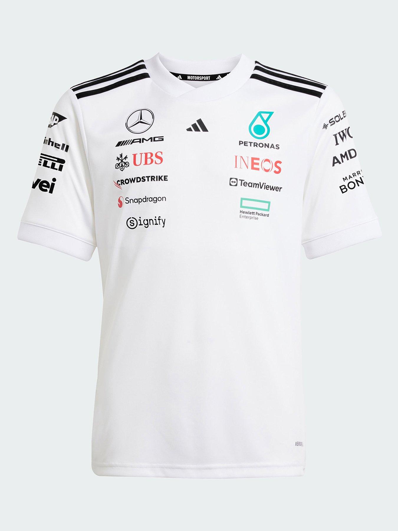 undefined Mercedes - Amg Petronas Formula One Team Driver Jersey - White