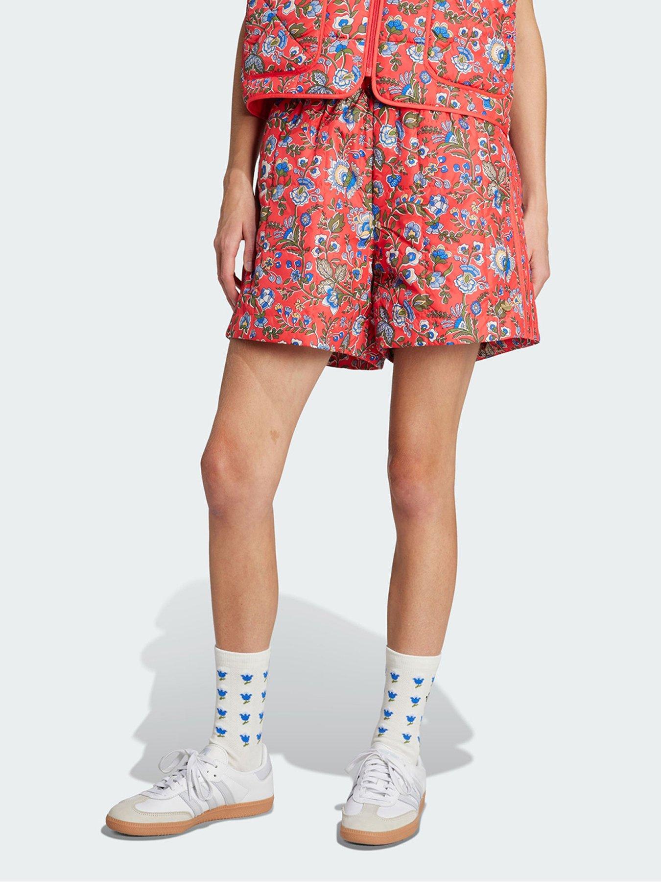 Image 1 of 5 of adidas Originals x Liberty London Quilted Shorts