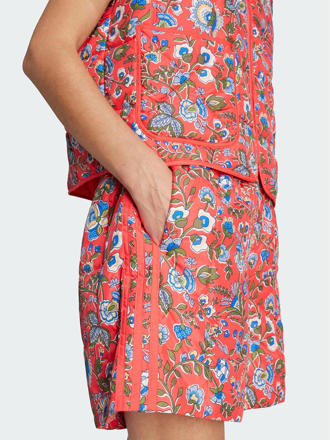 Image 3 of 5 of adidas Originals x Liberty London Quilted Shorts