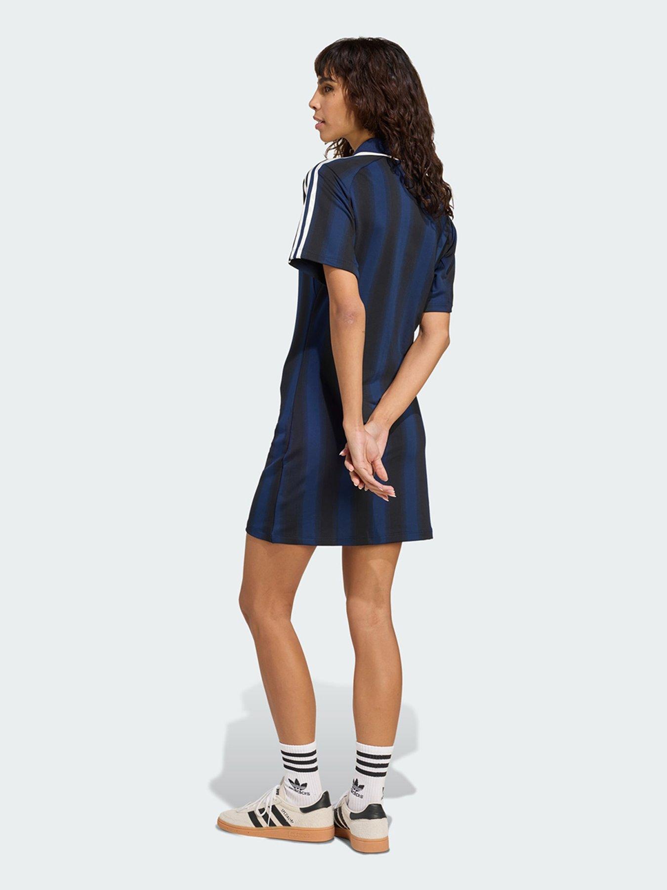 Image 2 of 5 of adidas Originals Football Inspired Graphic Dress