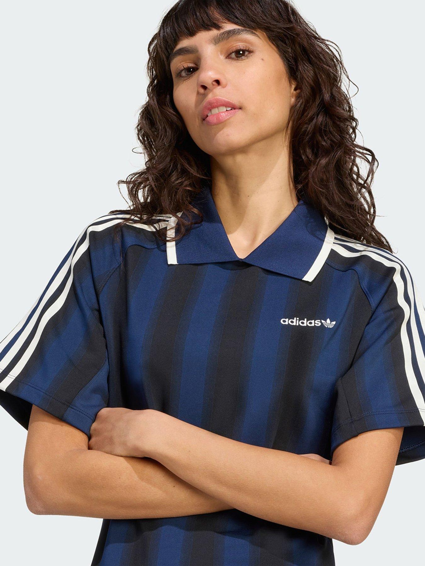 Image 3 of 5 of adidas Originals Football Inspired Graphic Dress