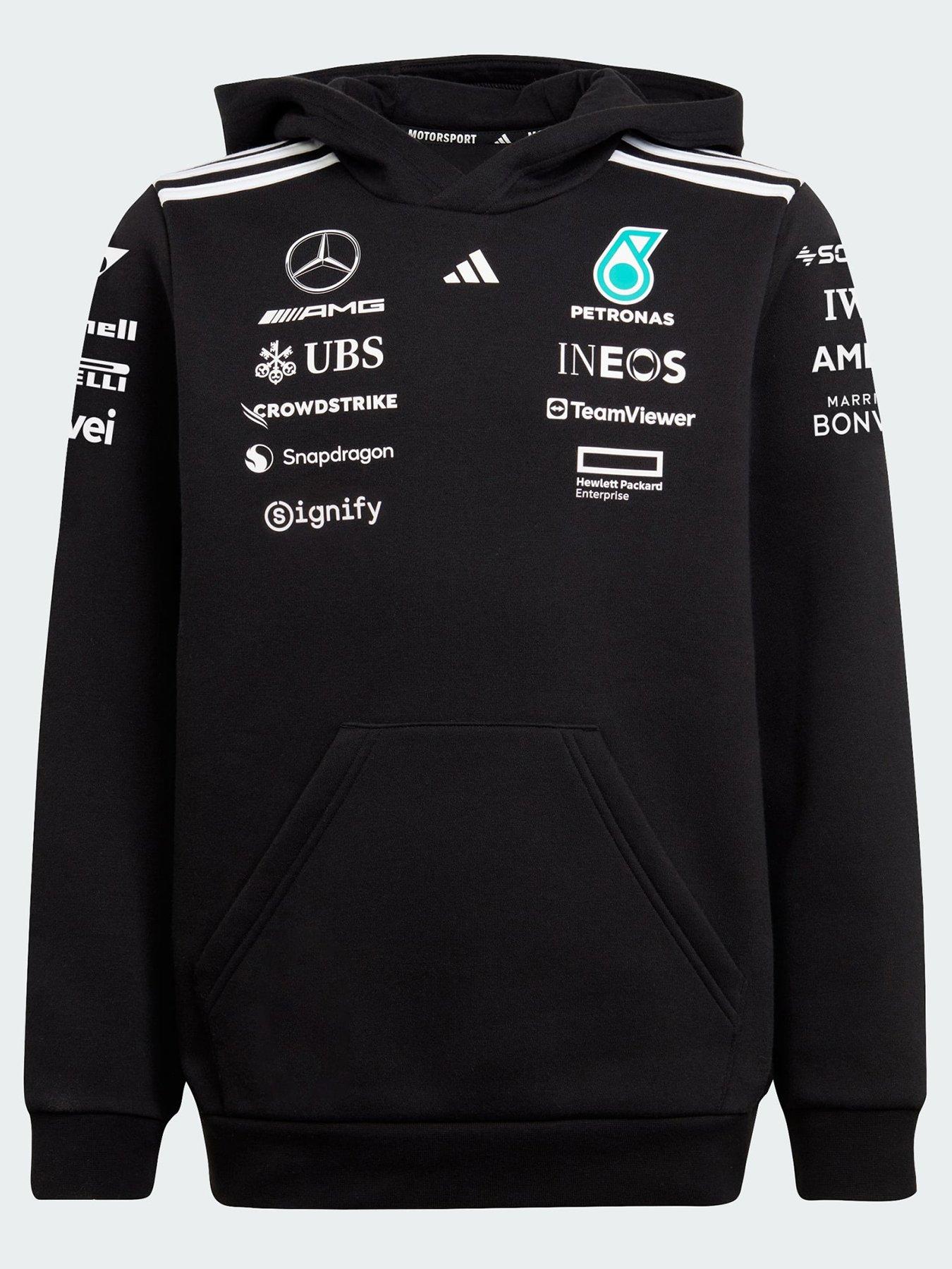 undefined Mercedes - Amg Petronas Formula One Team Hood - Black/White