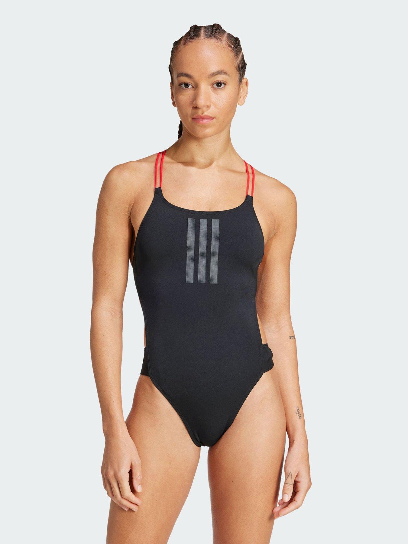 undefined Ripstream 3-Stripes X-Back Swimsuit