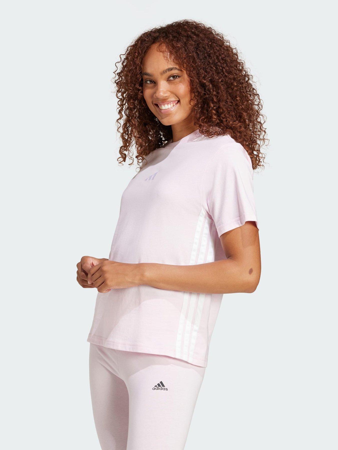 undefined Essentials 3-Stripes Cotton Tee