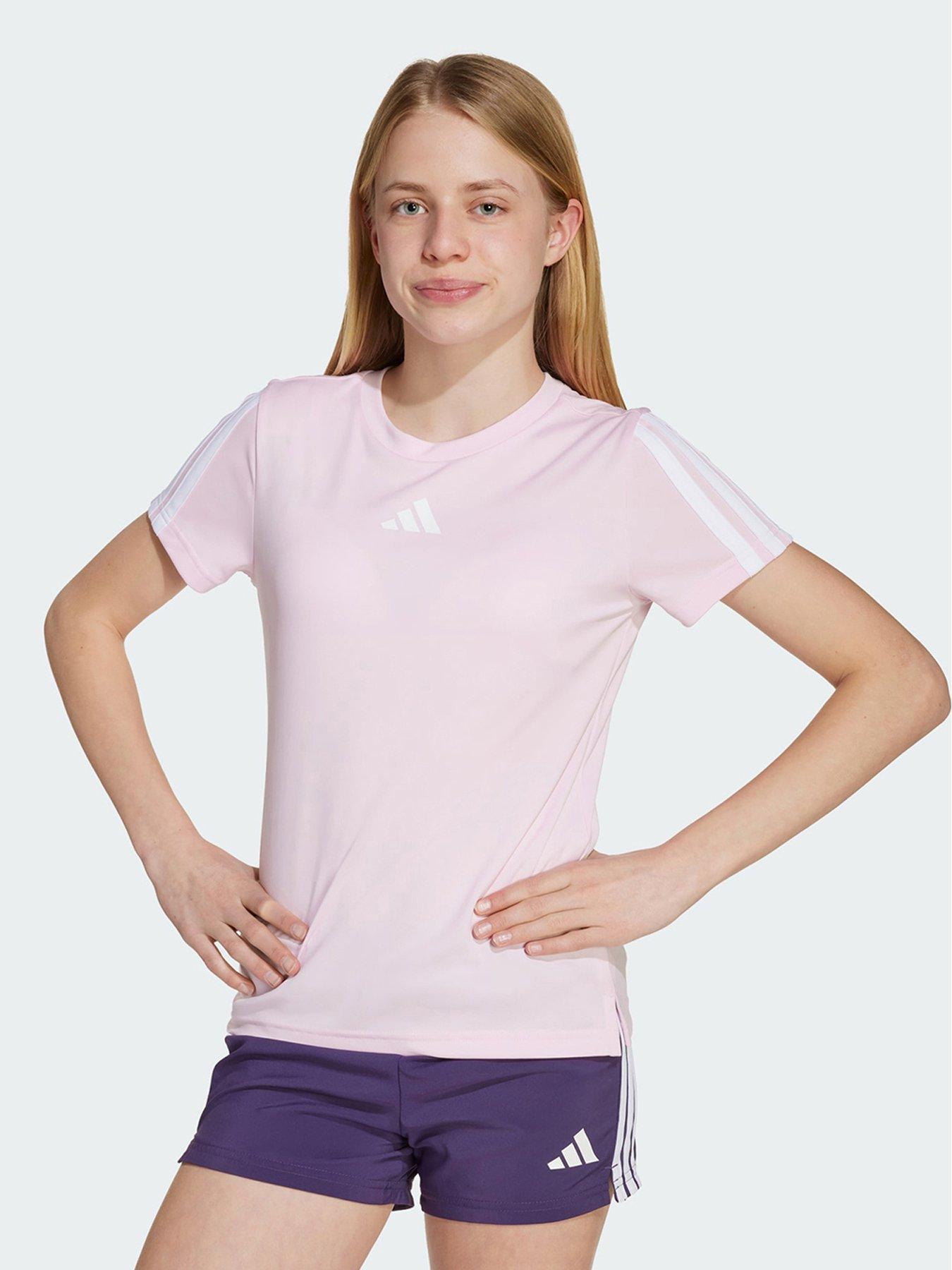 Image 1 of 5 of adidas Training Essentials 3-Stripes Tee Kids