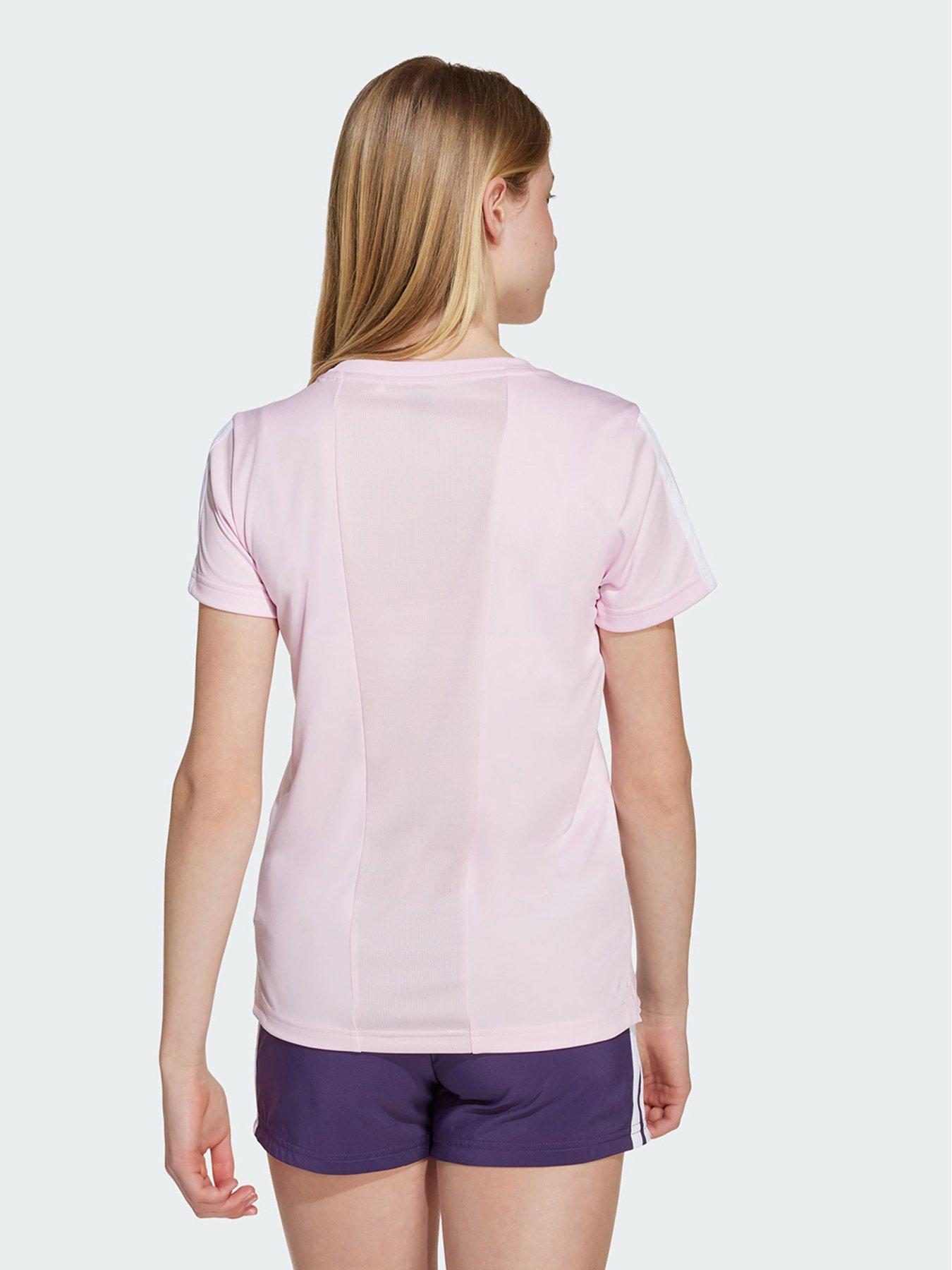 Image 2 of 5 of adidas Training Essentials 3-Stripes Tee Kids