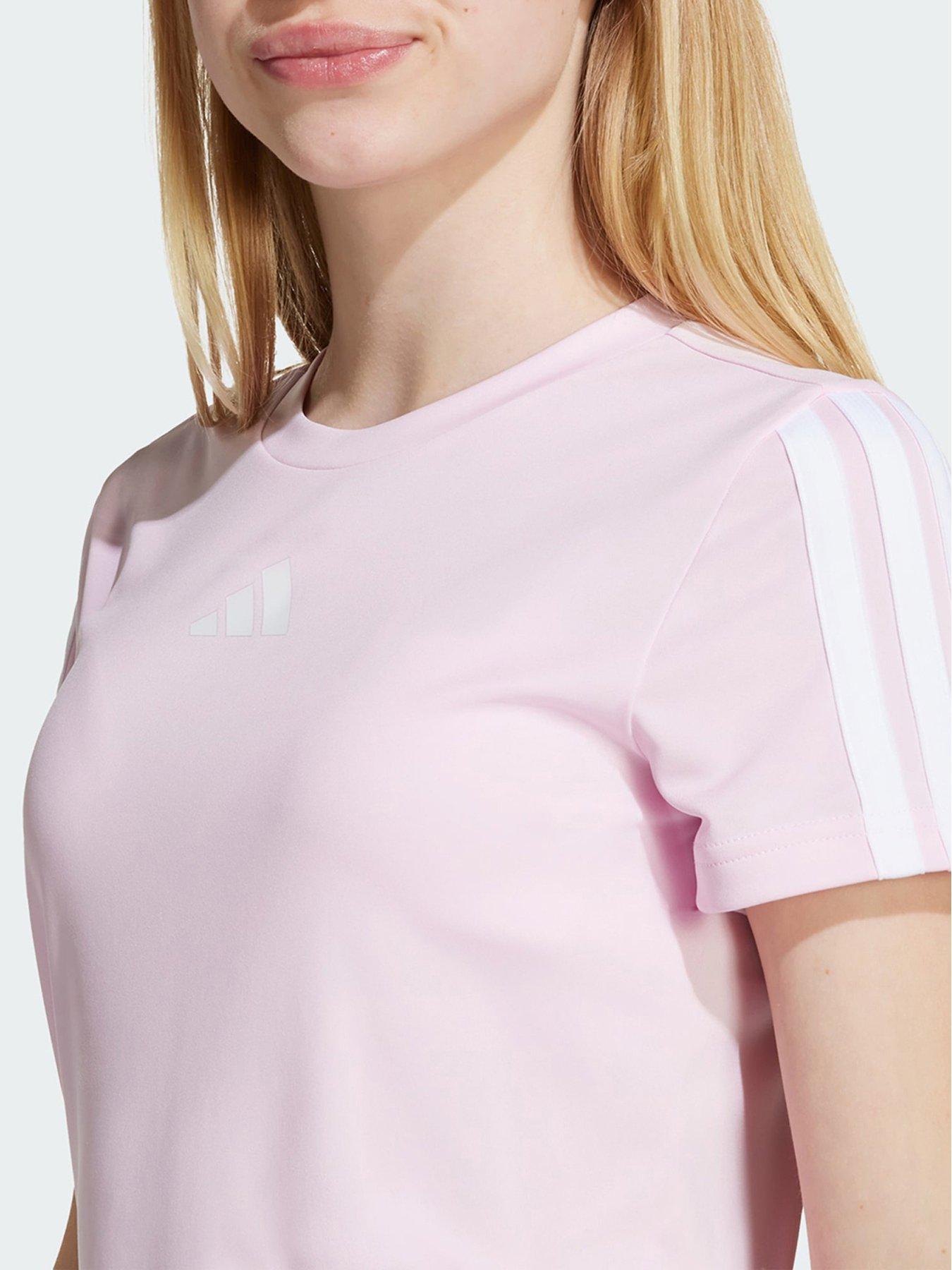 Image 3 of 5 of adidas Training Essentials 3-Stripes Tee Kids