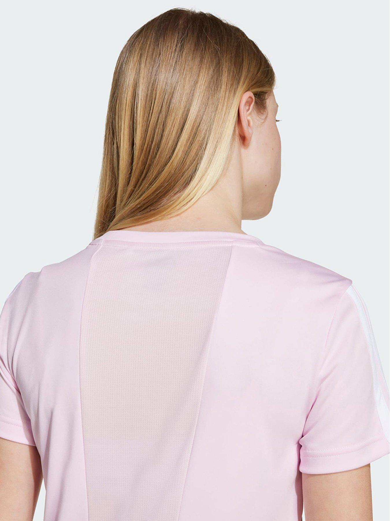 Image 4 of 5 of adidas Training Essentials 3-Stripes Tee Kids