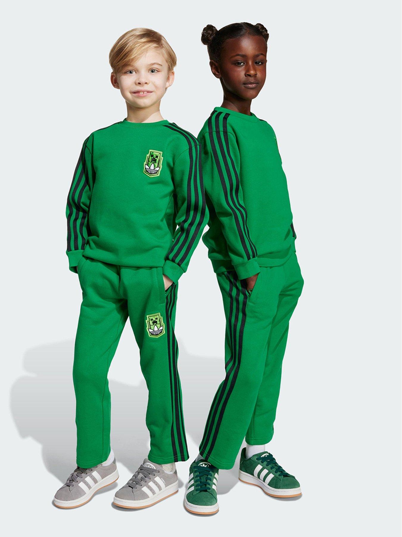  image of adidas-originals-x-minecraft-crew-set-kids
