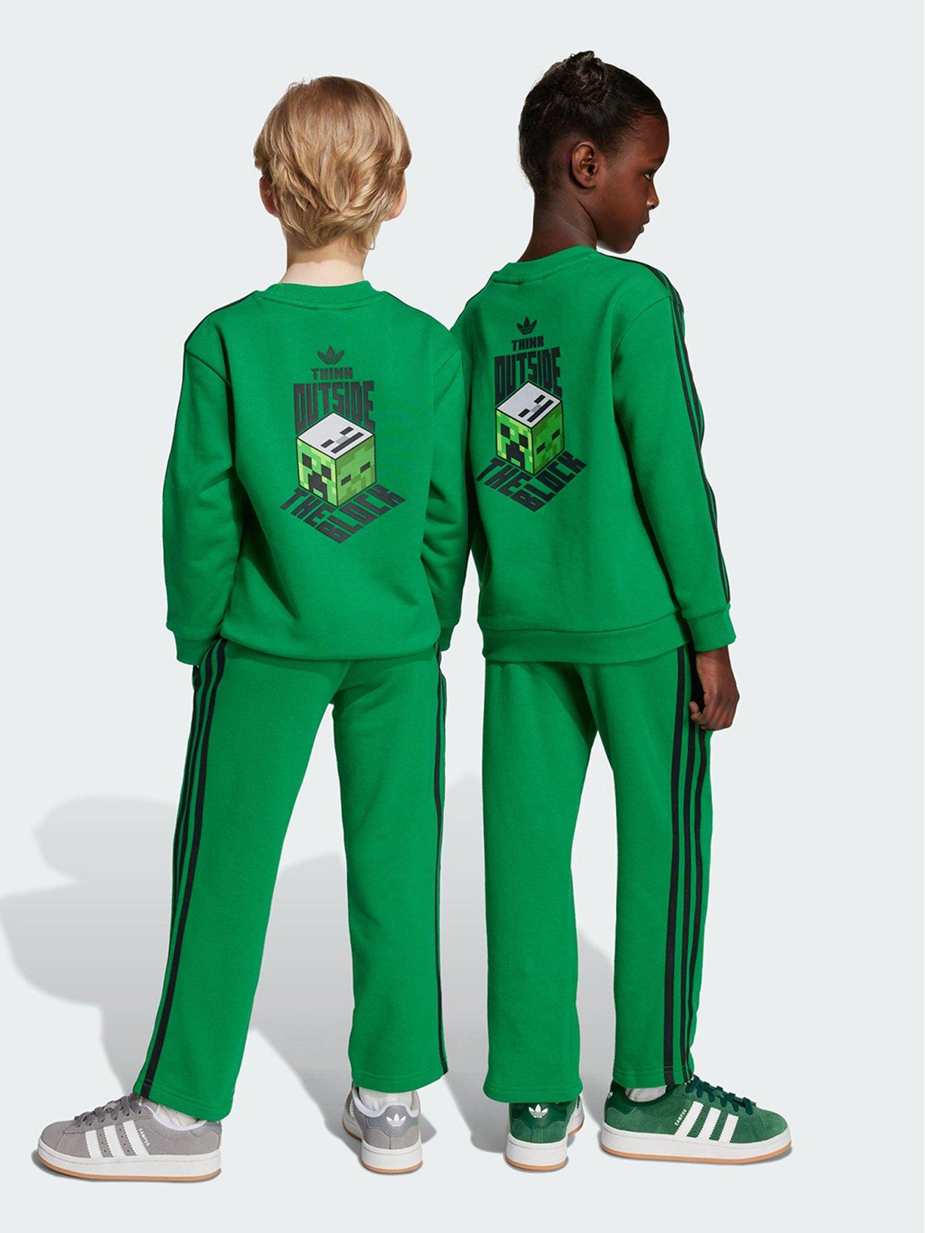  image of adidas-originals-x-minecraft-crew-set-kids