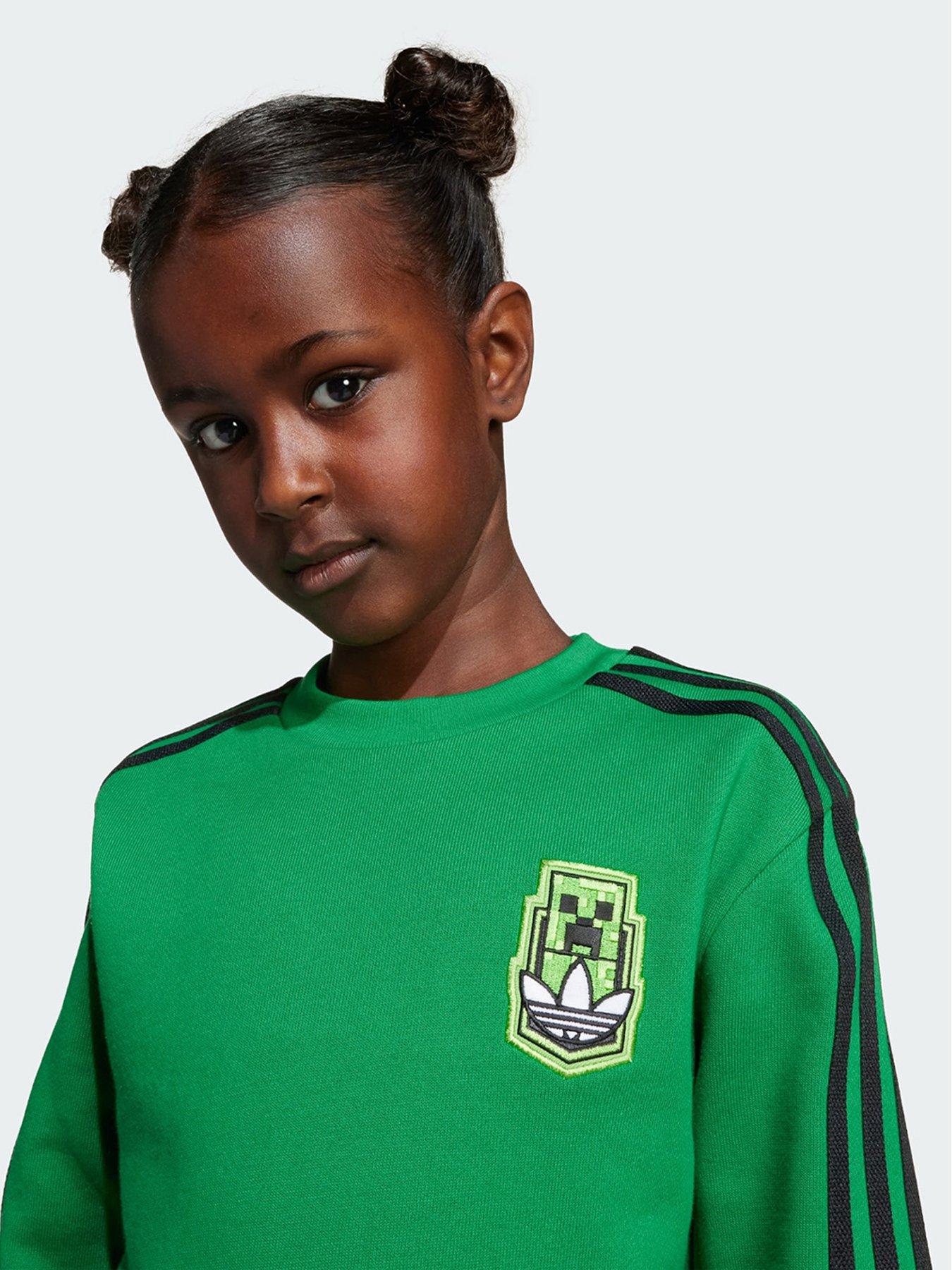  image of adidas-originals-x-minecraft-crew-set-kids