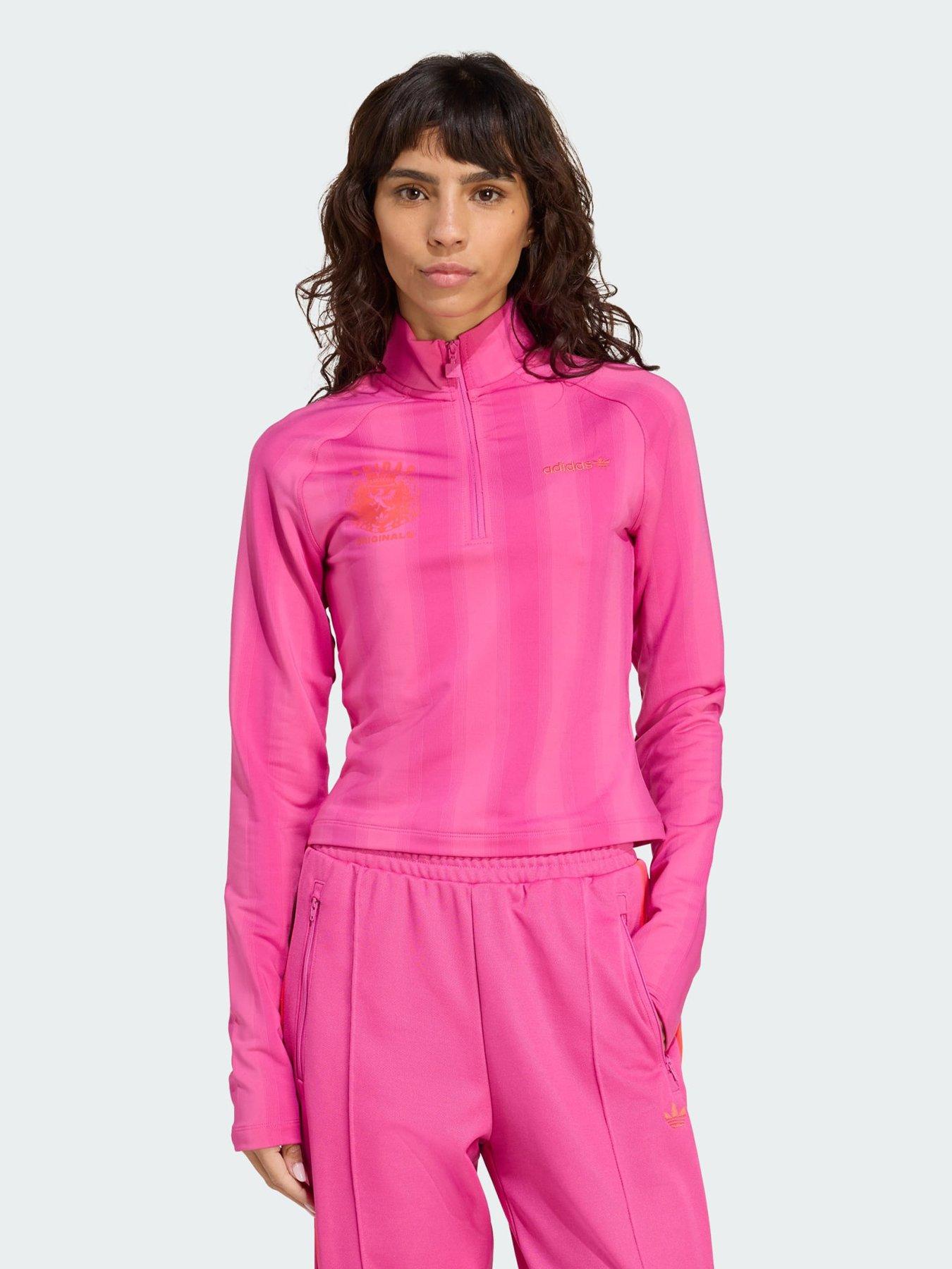 undefined Half-Zip Graphic Football Long-Sleeve Top
