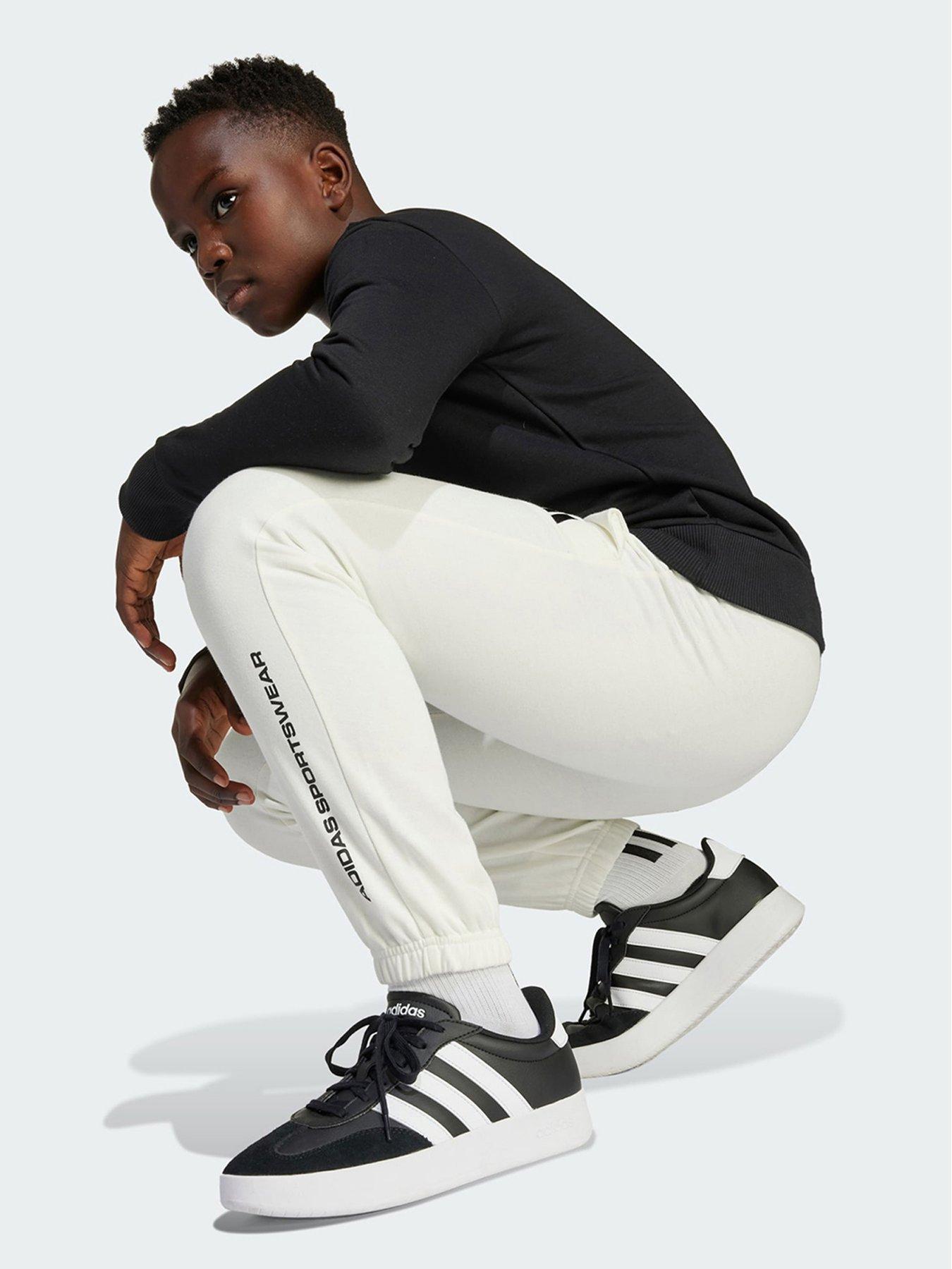 undefined Boys Slogan Fleece Pants Kids