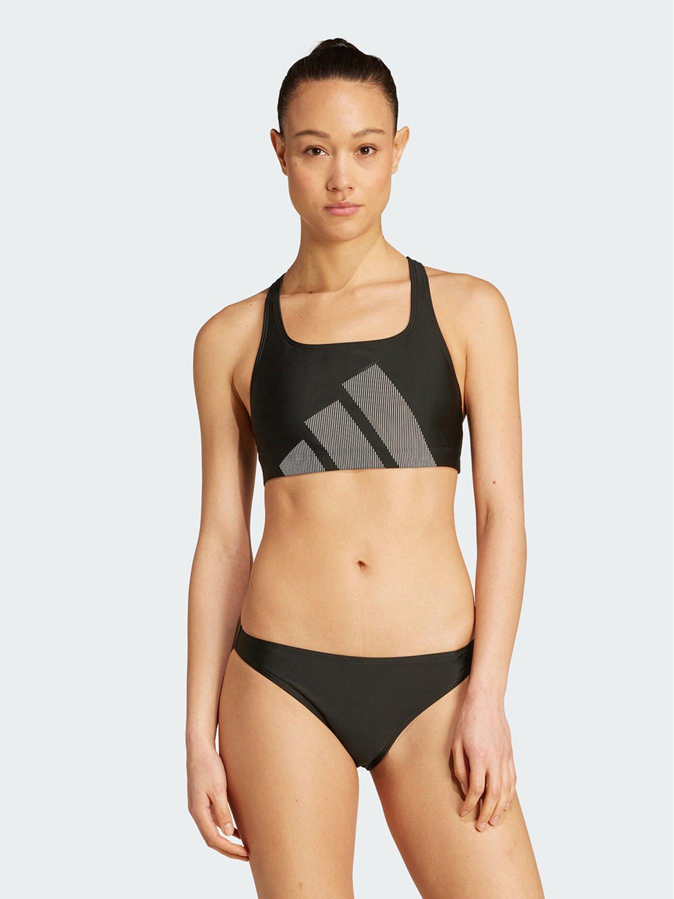 undefined Big Bars C-back Bikini Set - Black