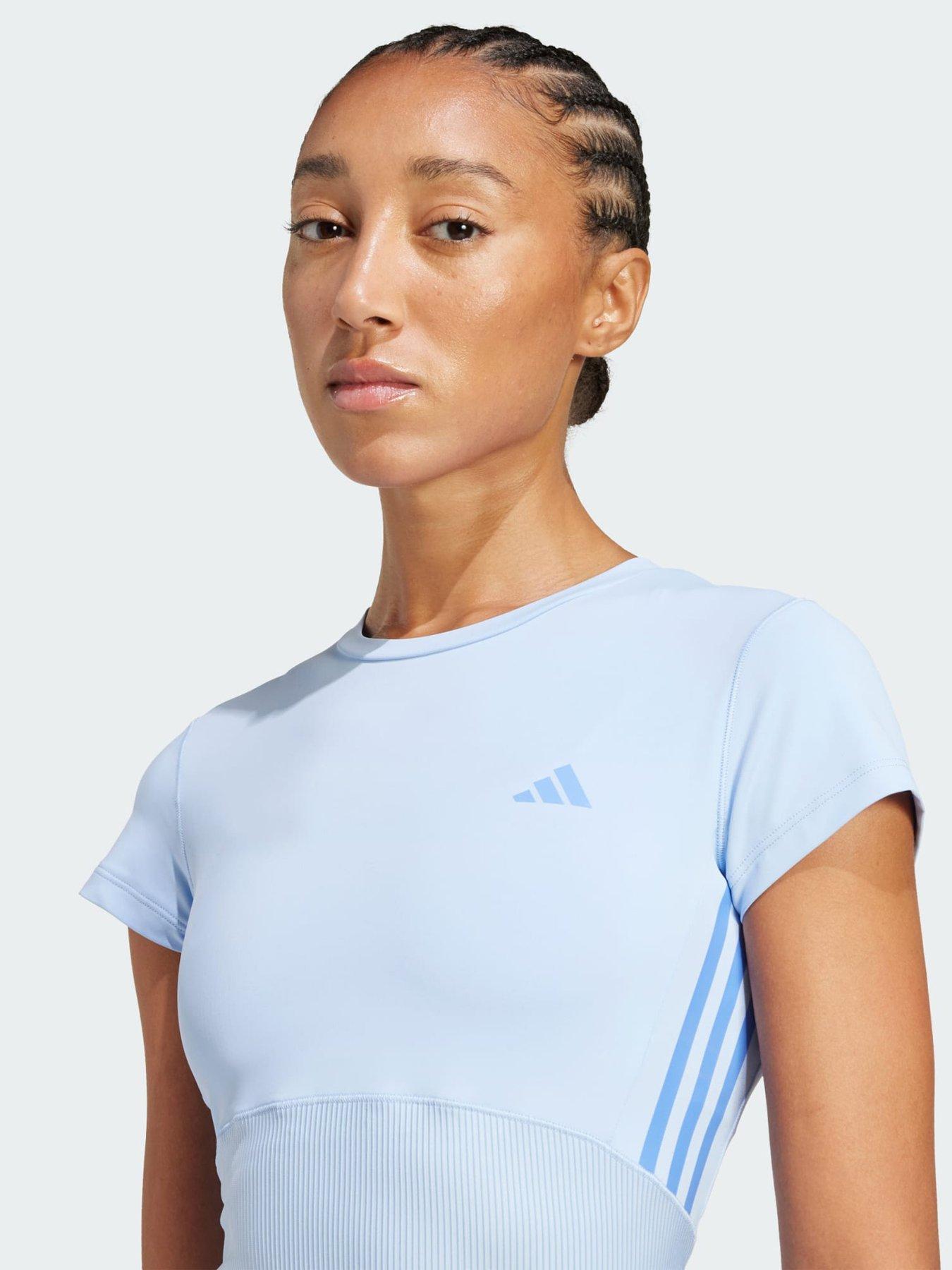 Image 3 of 5 of adidas Hyperglam Rib Baby Tee
