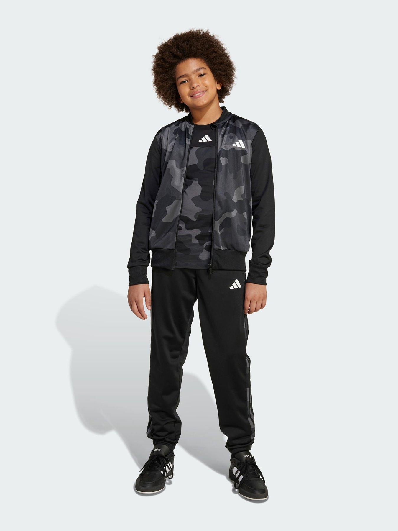undefined Seasonal Essential Kids Camouflage Tricot 3-Stripes All Over Printed Track Suit